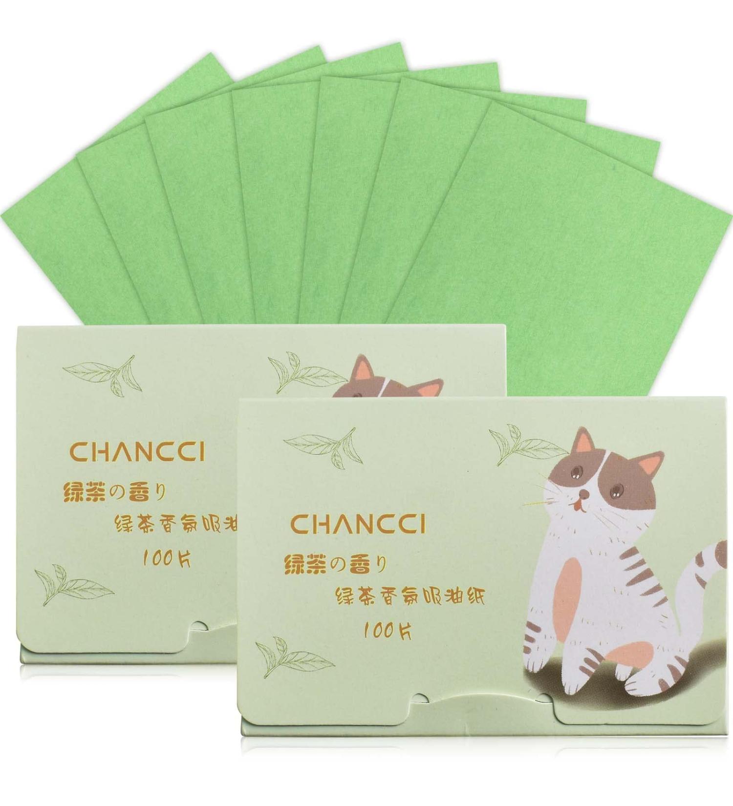 Rapidbok Blotting Paper - 200 Leaves Oil Control Sheets for Oily Skin Care | Green Face Oil Absorbing Towels - Buy Online on GoSupps.com