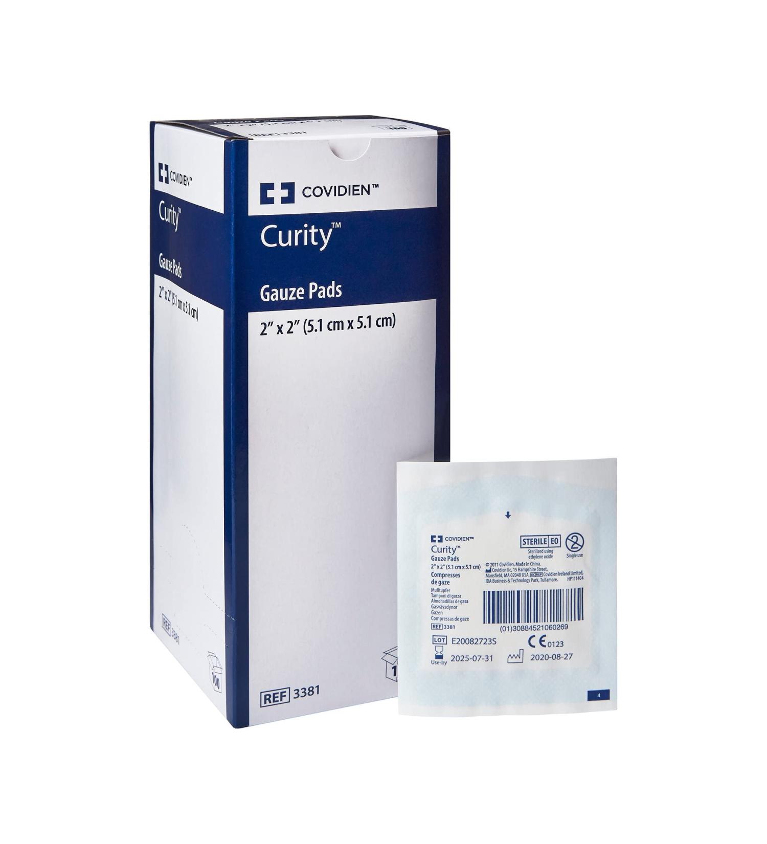 MCK33882000 - Sponge Dressing Curity Gauze 12-Ply 2 X 2 Inch Square - Buy Online on GoSupps.com