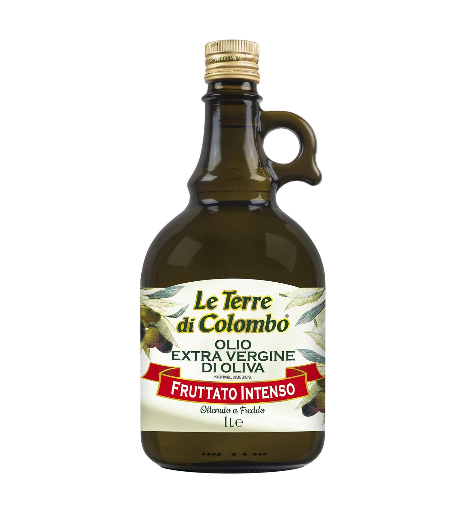 Le Terre di Colombo European Extra Virgin Olive Oil 1L - Intensely Fruity & Premium Quality - Buy Online on GoSupps.com
