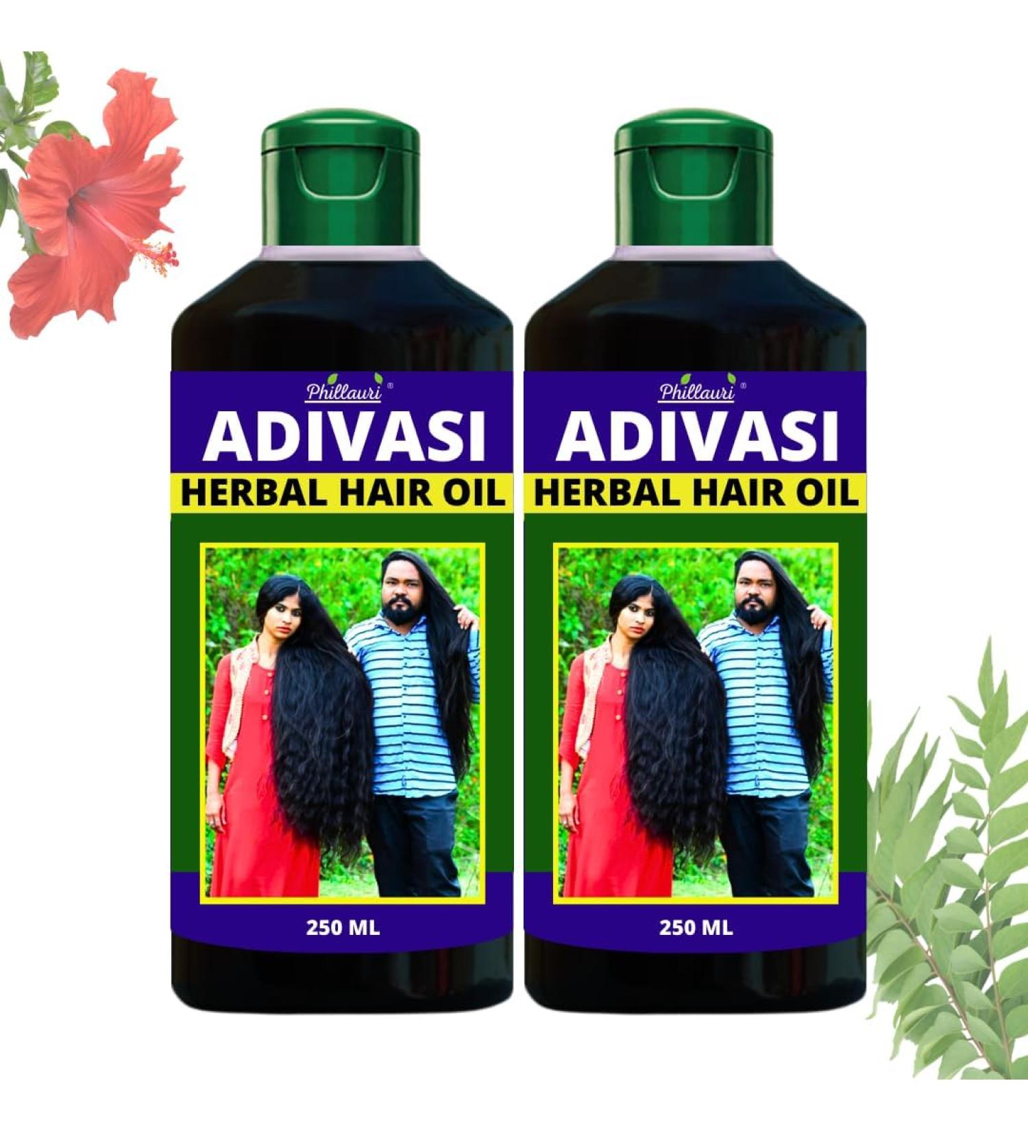 Adivasi Herbal Hair Oil - Pure Ayurvedic Anti-Dandruff Treatment | International Shipping - Buy Online on GoSupps.com
