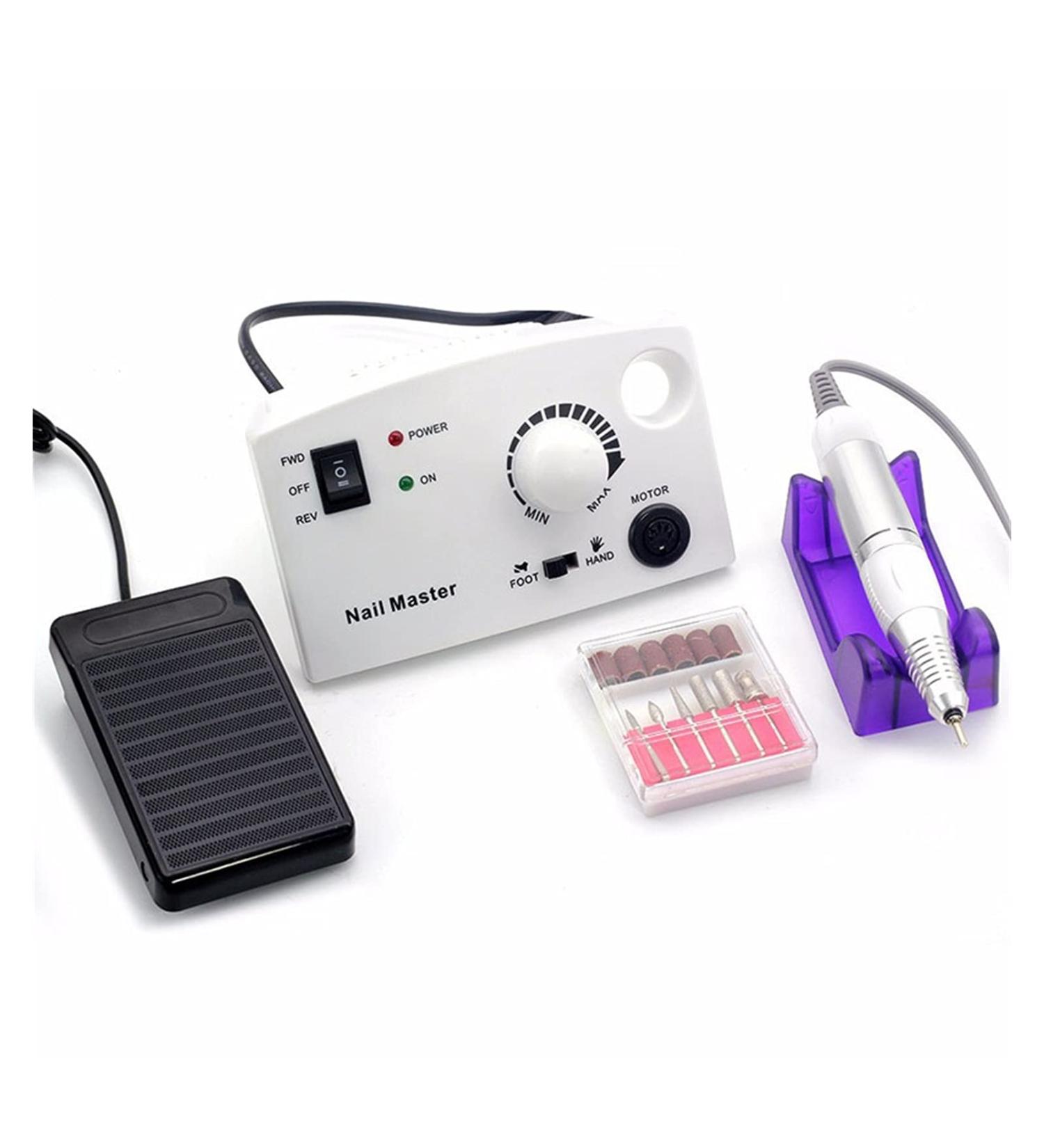 Nail kit Electric Nail Drill 30000 RPM Nail E Files 110V-240V Equipment Manicure Pedicure Set File Tools with Drill Bit 30000rpm Nail kit for Beginners with Everything White - Buy Online on GoSupps.com