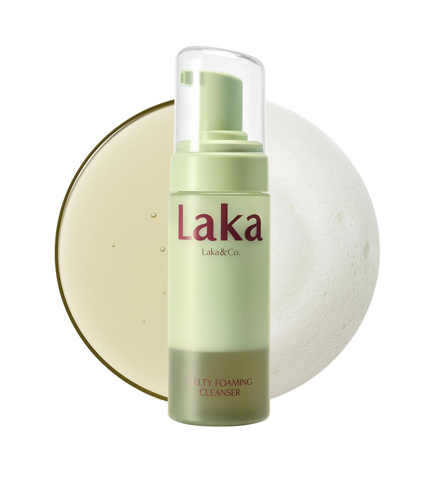 Laka Melty PDRN Oil Foam Cleanser, 145ml/4.9 fl.oz , Gentle Face Cleanser for All Skin Types, Deep Cleaning, Hyaluronic Acid, Soft Bubble, Korean Skincare - Buy Online on GoSupps.com