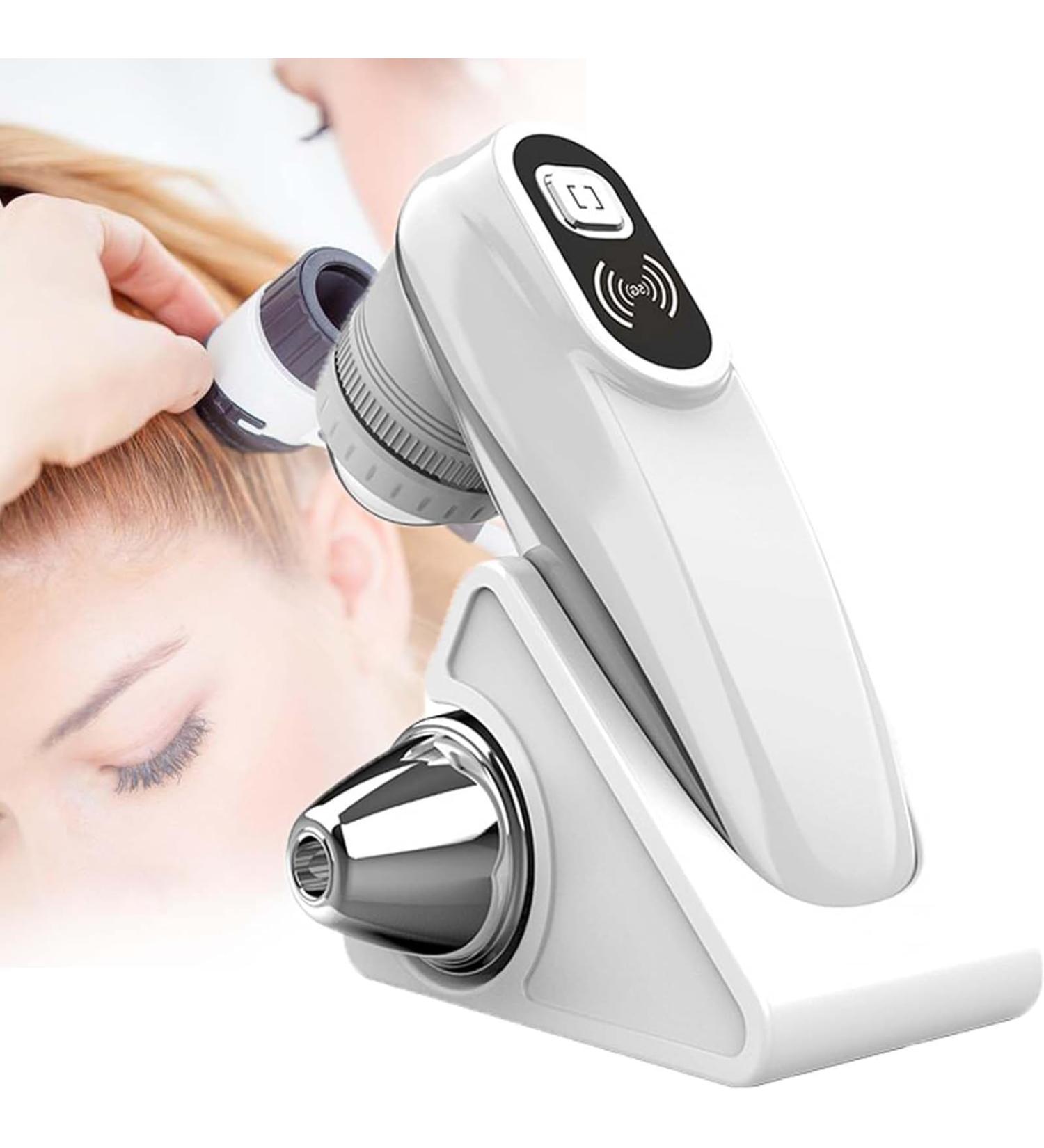 Scalp Hair Detector Skin Hair Analyser with 50X & 200X Lens 4 Spectra 1000w Pixels Smart APP Archive Scalp Hair Follicle Oil Moisture Magnifying Detector for Home Beauty Salon - Buy Online on GoSupps.com