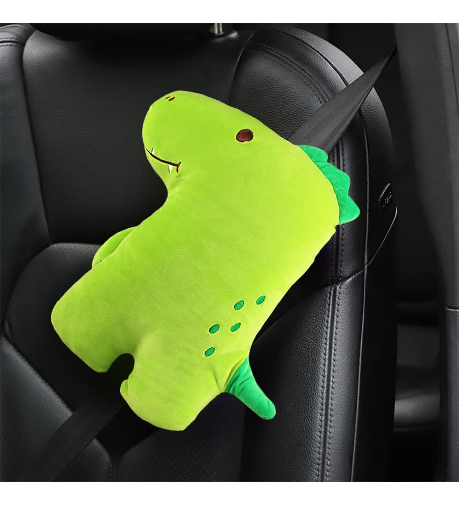Rosyfate Dinosaur Seat Belt Cushion for Kids & Adults - Safety Belt Shoulder Pillow & Neck Support for Comfortable Travel - Buy Online on GoSupps.com