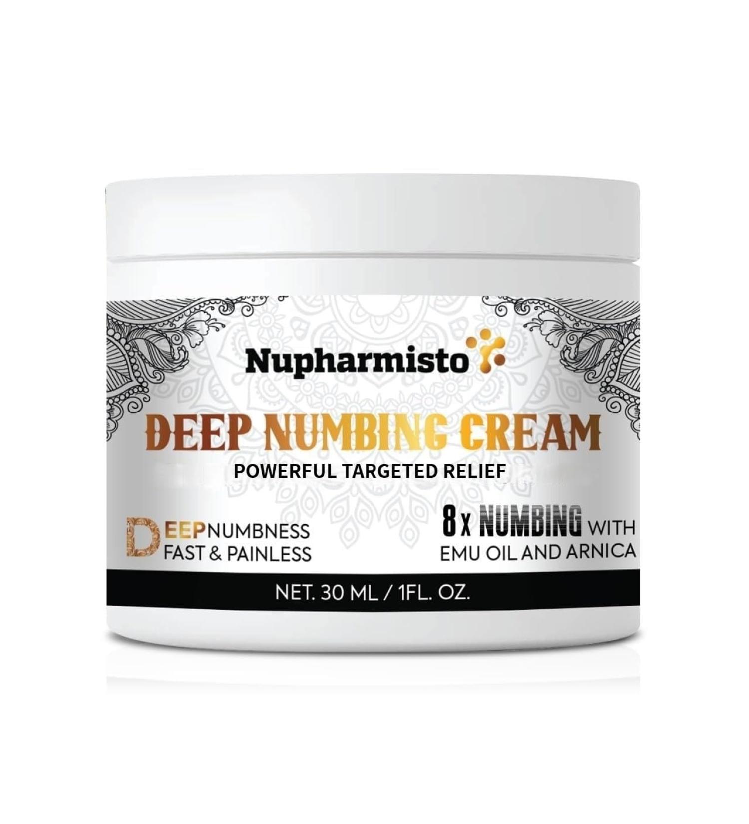 5% Lidocaine Deep Numbing Cream Long Lasting Relieves Local Discomfort Extra Relief with Menthol Arnica and Emu and Relief Burning Caused by Hemorrhoids and Other Minor Anorectal Irritations. - Buy Online on GoSupps.com