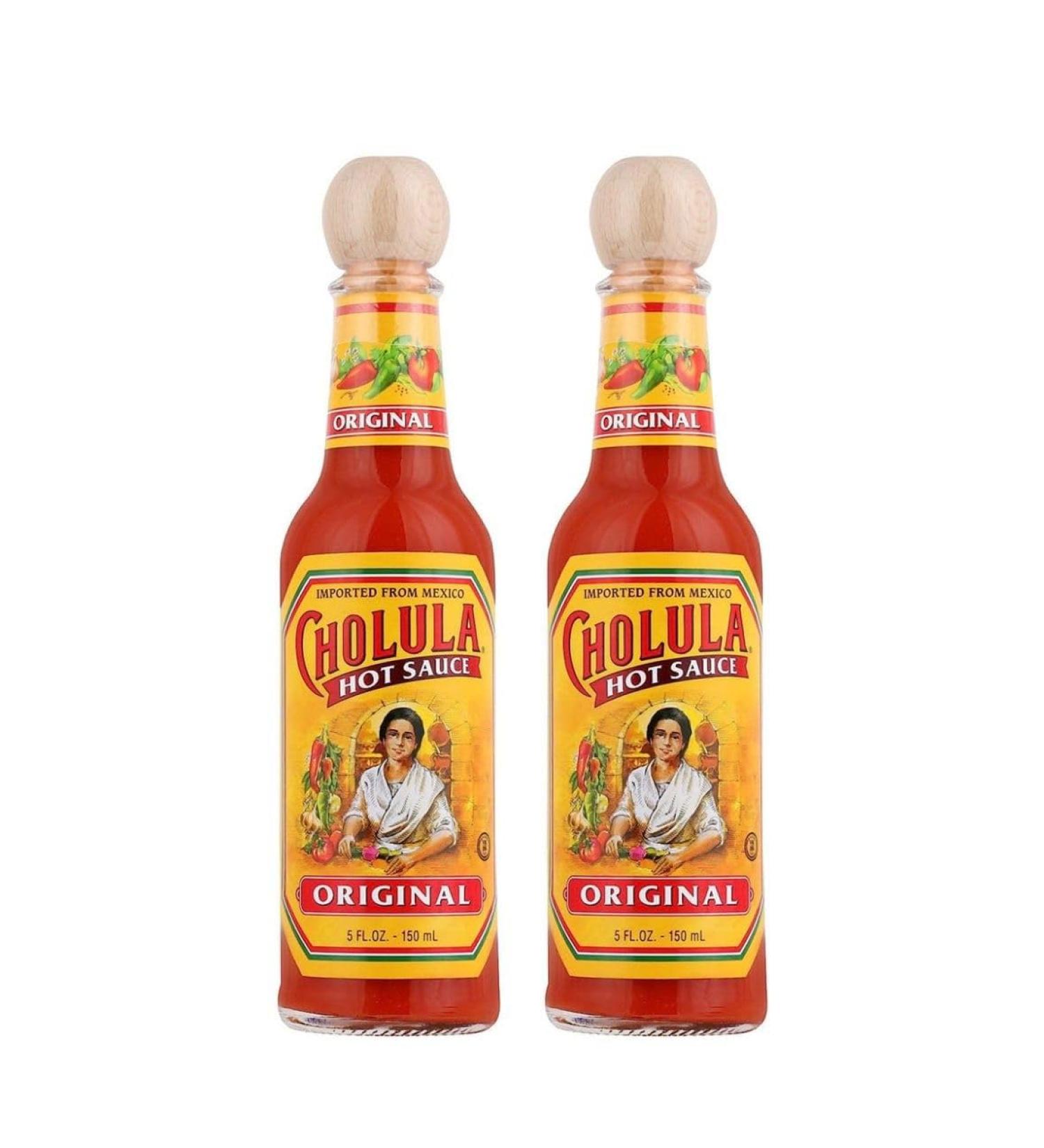 Cholula - Original Mexican Chili Hot Sauce 150ml x 2 units - Promo Pack - Buy Online on GoSupps.com