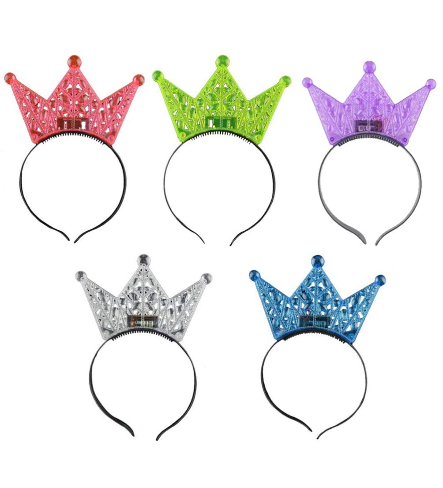 Beaupretty LED Crown Headband - Light Up Tiara for Halloween & Birthday Parties - Buy Online on GoSupps.com