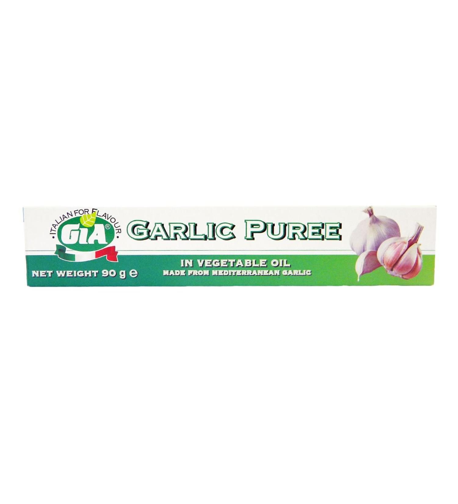 Gia Garlic Puree in Vegetable Oil 90g x 2 - Premium Quality for Flavorful Cooking - Buy Online on GoSupps.com