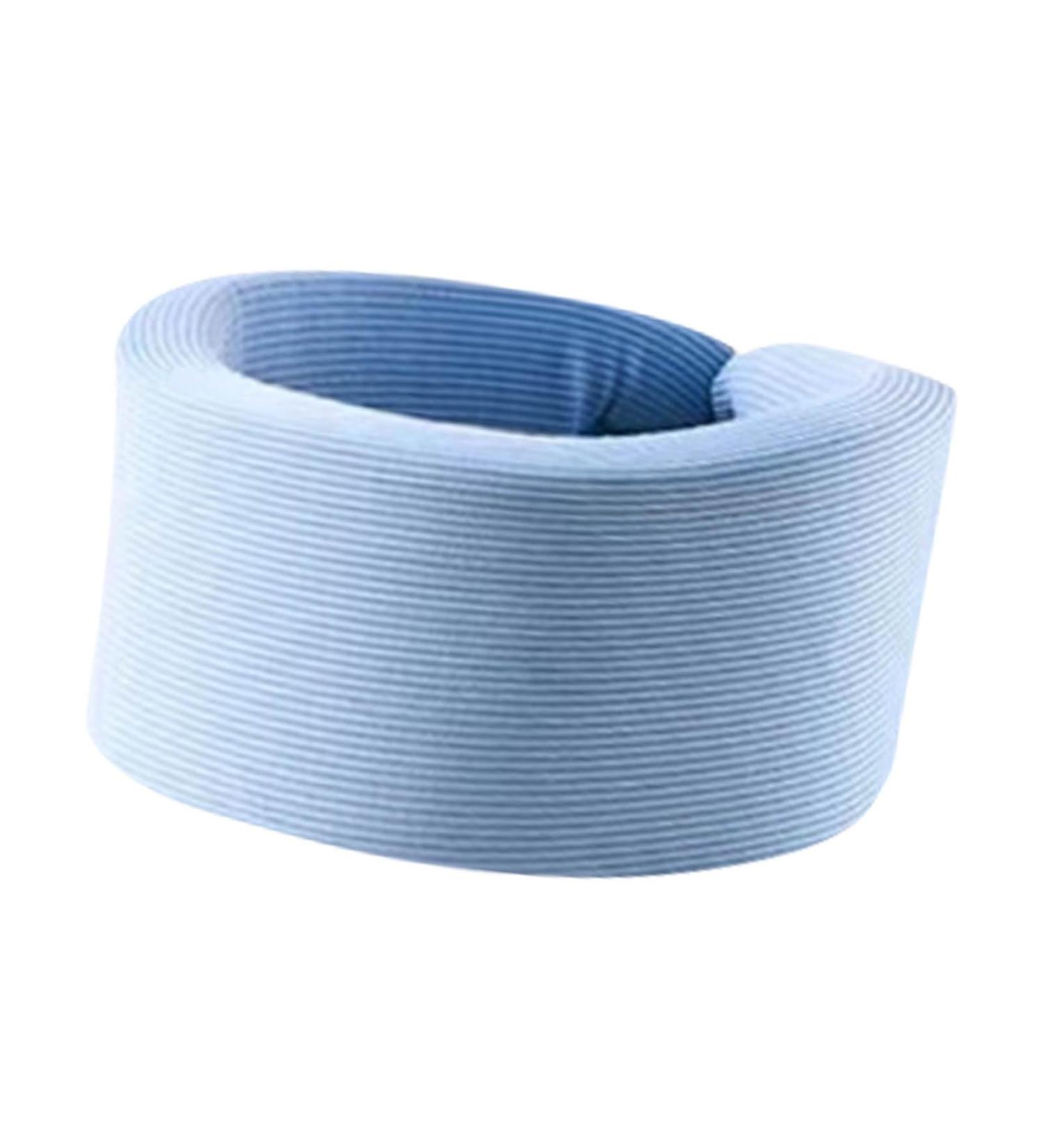 Adjustable Neck Brace - Portable Breathable Neck Support for Travel & Work | Relieves Neck Tension (Light Blue) - Buy Online on GoSupps.com