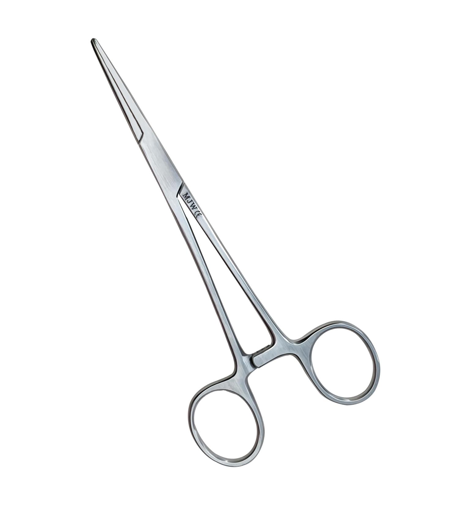 MJW Professional Stainless Steel Curved Hemostat Fishing Forceps - Ideal for Jewelry Making, Fly Fishing, Pet Grooming, and Unhooking Fish - Buy Online on GoSupps.com