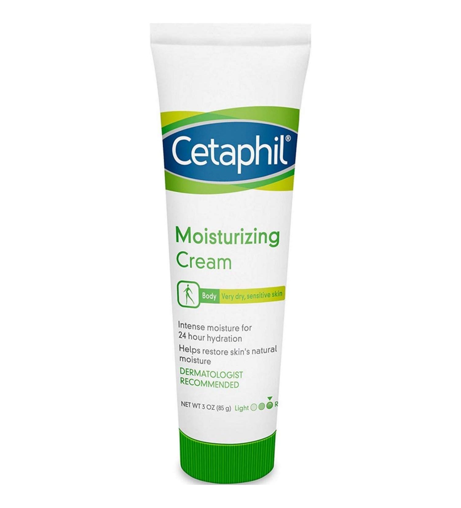 Cetaphil Moisturizing Cream for Dry/Sensitive Skin 3oz (Pack of 2) - Hydrating Lotion for Sensitive Skin - Buy Online on GoSupps.com
