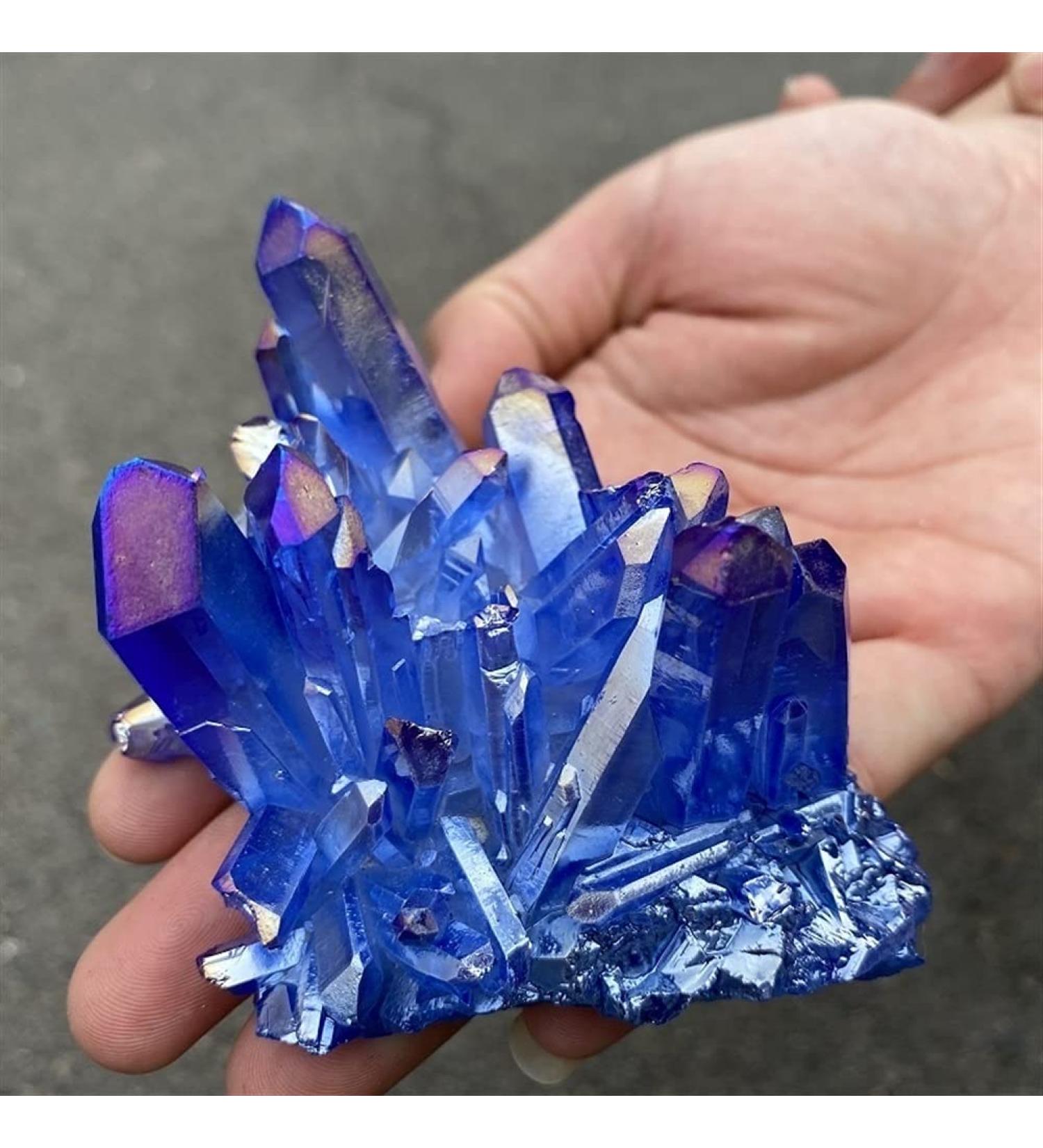 100g-300g Home Decorative Quartz Blue Purple Quartz (Size : 200g) Raw Stones and Minerals (Size : 200g) Home Goods (Size : 200g) - Buy Online on GoSupps.com