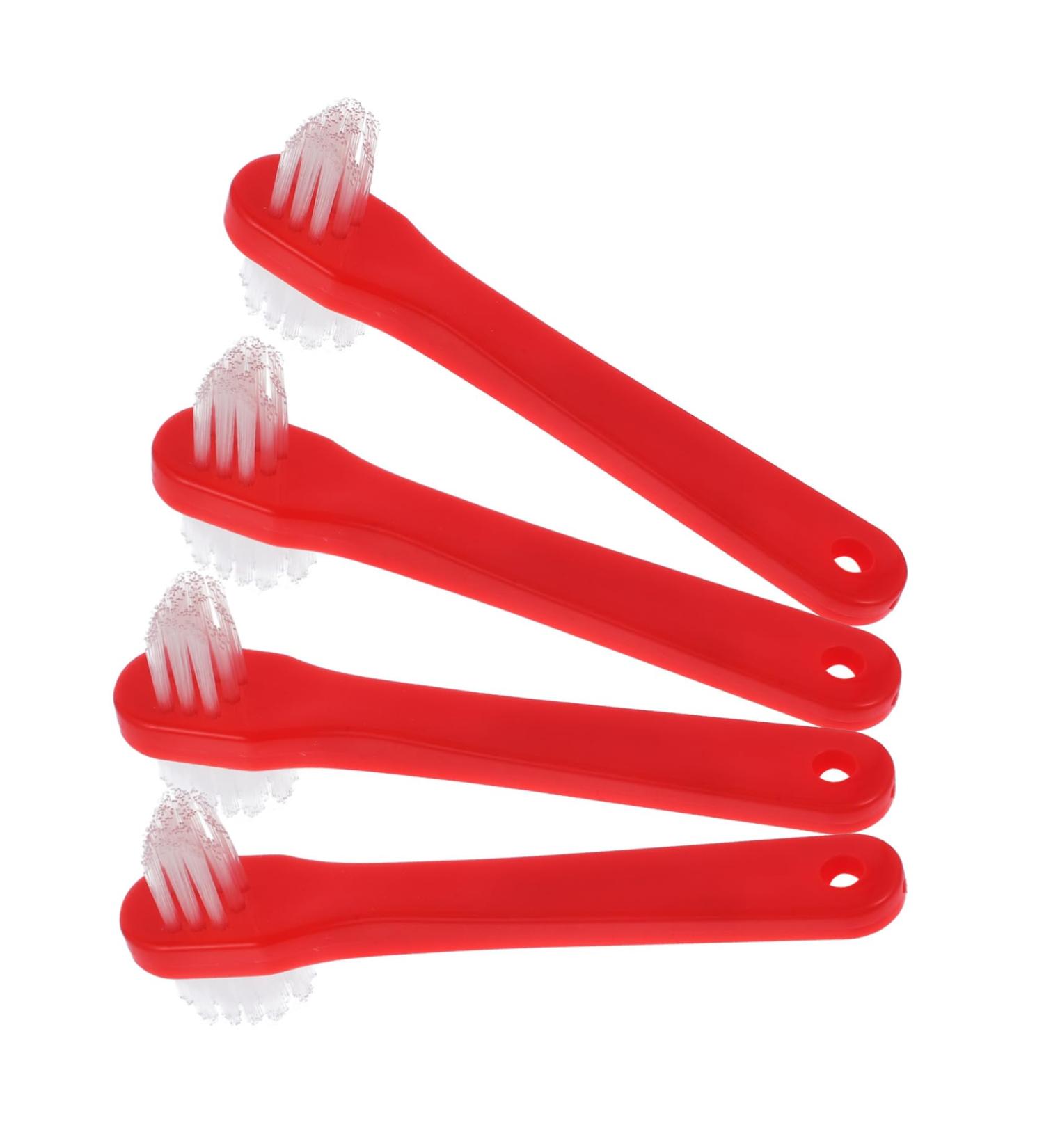 Beatifufu 4-Piece Dual Head Travel Toothbrush Set | Ideal for Braces & Prosthesis Cleaning - Buy Online on GoSupps.com