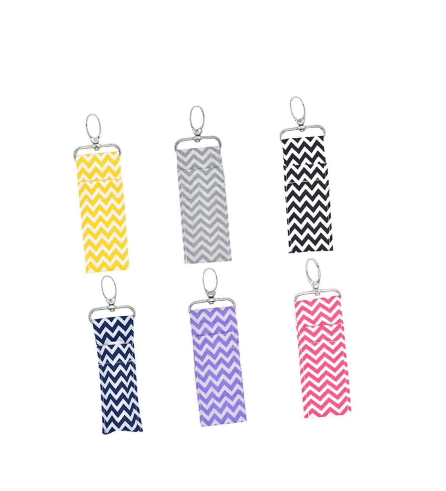  Beatifufu 6 Pieces Key Ring Lipstick Holder For Women Lip Balm Case Ring Bag Key Ring Holder Stick Holder Pouch Lip Balm Miss Classic - Buy Online on GoSupps.com