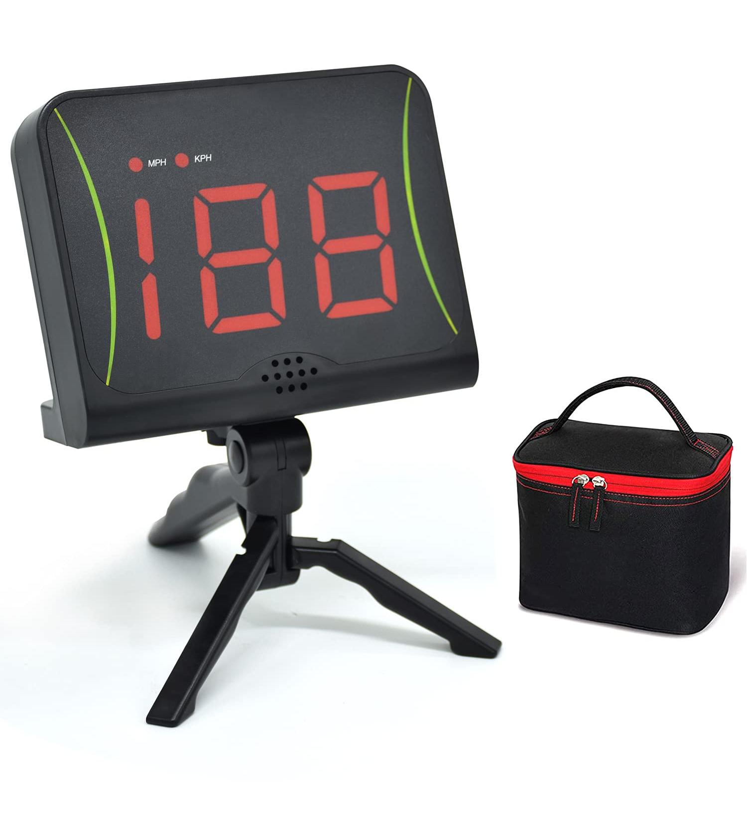 Oye Baseball Speed Radar | Accurate Speed Measuring Device with LED Display | MPH & KPH | Ideal for Hockey & Football - Buy Online on GoSupps.com