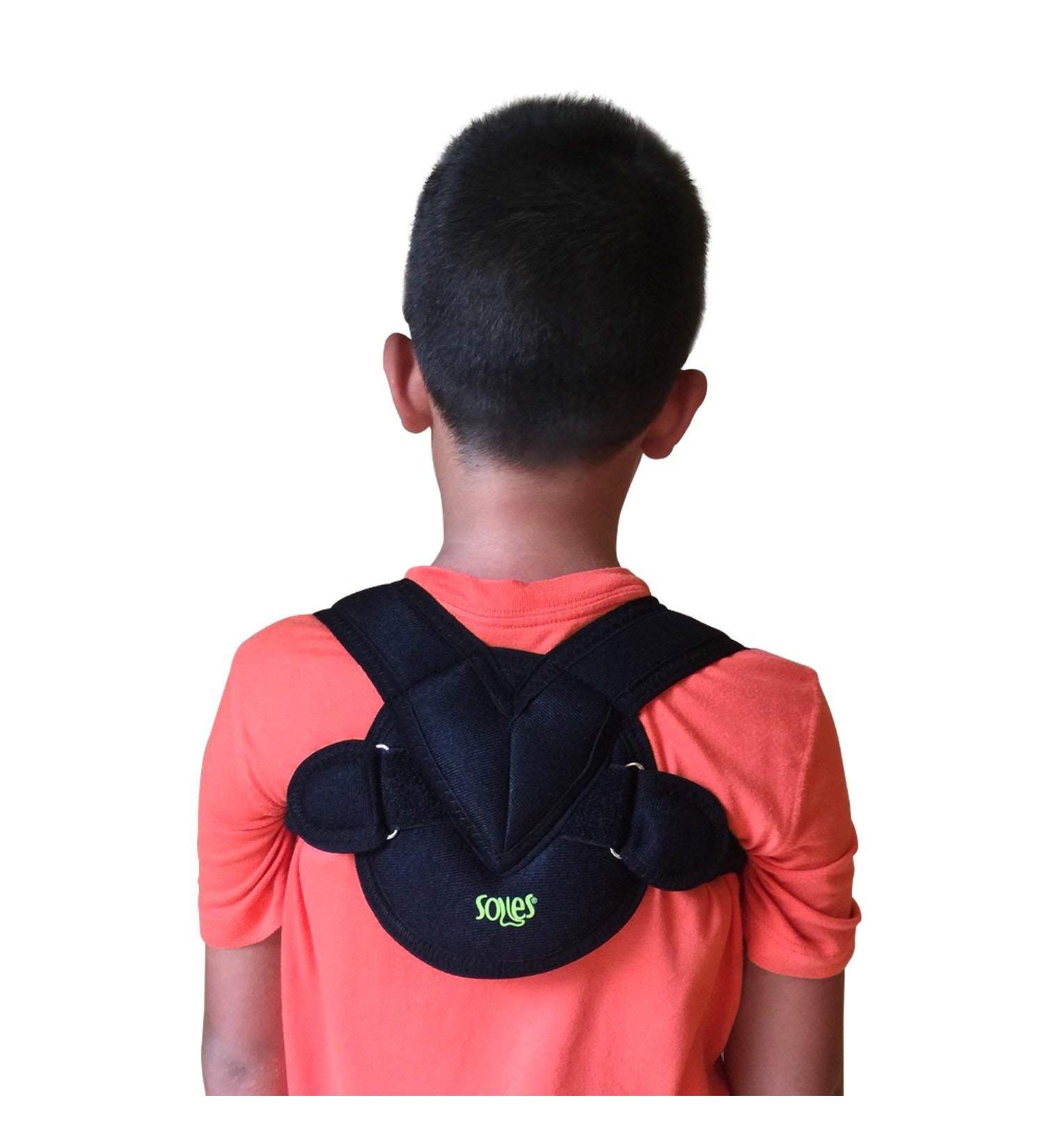 Adjustable Clavicula Bandage - Flexible Breathable Neoprene for Collarbone Injuries | Unisex Pediatric Support - Buy Online on GoSupps.com