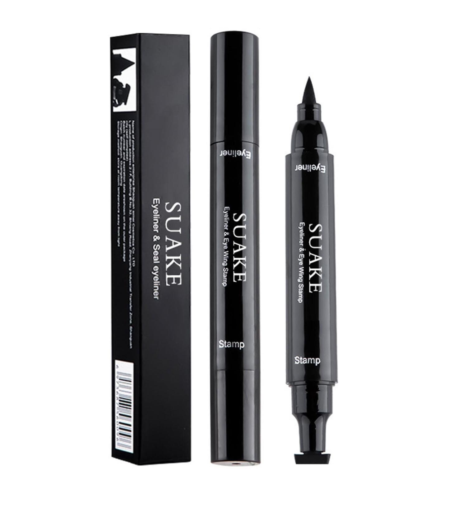 Eyebrow - Eyelashes Liquid & Eyeliner Pencil - Long-Lasting Smudge Proof Waterproof Double Tip for Sensitive Eyes and Normal False Lashes Shakven Big - Buy Online on GoSupps.com