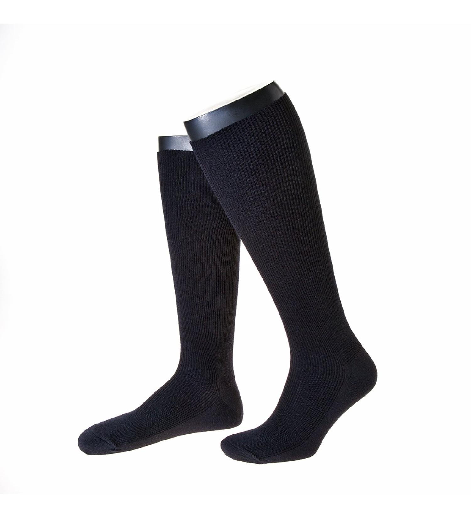 NORDPOL support knee socks for women and men 3 pairs Made in Germany size 42 navy