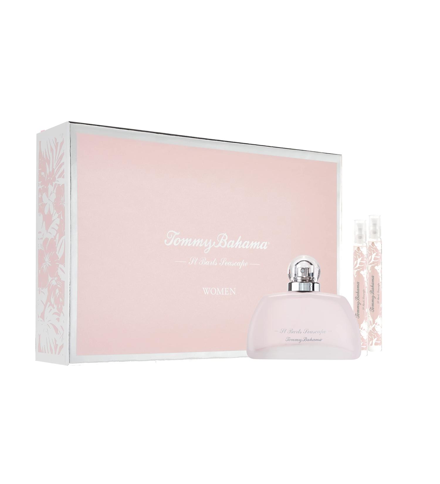 Tommy Bahama St. Bart's Seascape Eau De Parfum Perfume for Women 3 Pc Gift Set - 3.4 Fl Oz + 0.34 Fl Oz Travel Size