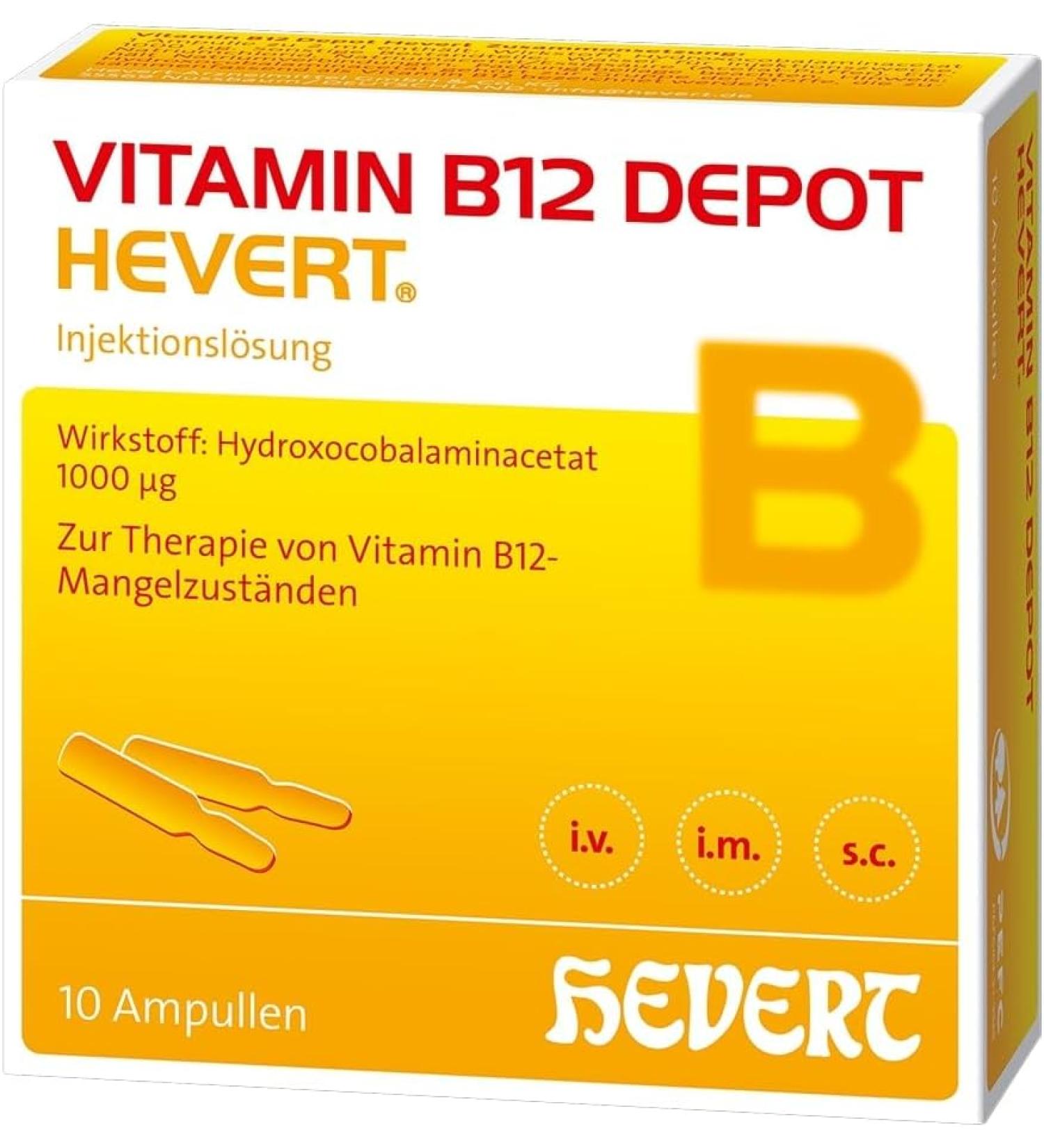 Vitamin B12 Depot Hevert Ampullen 10 St. Ampullen