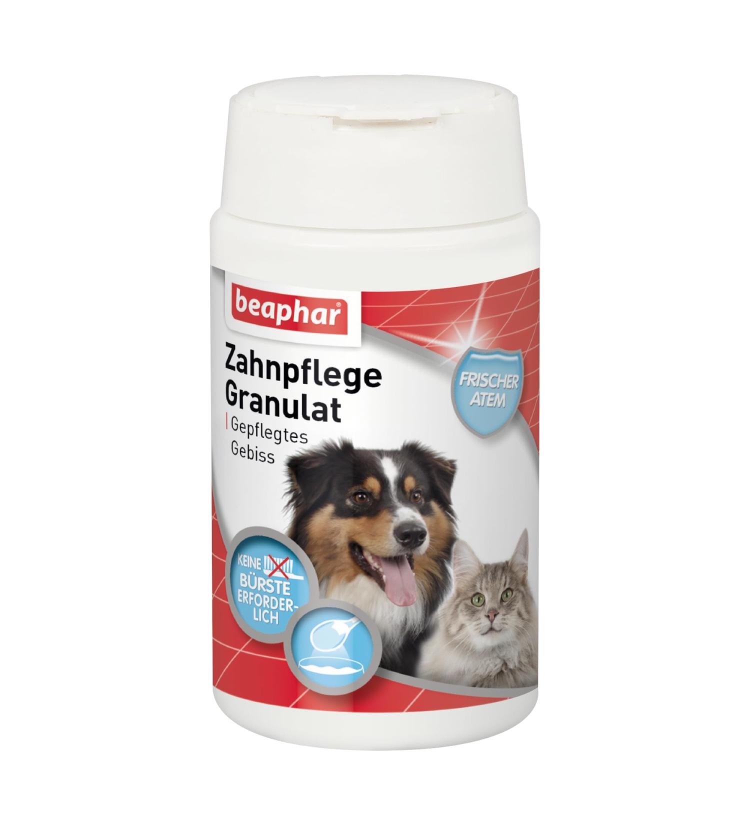 Beaphar Sea Algae Powder for Dogs & Cats - 100% Natural Dental Care - Fresh Breath & Muzzle Hygiene - 75g - Buy Online on GoSupps.com