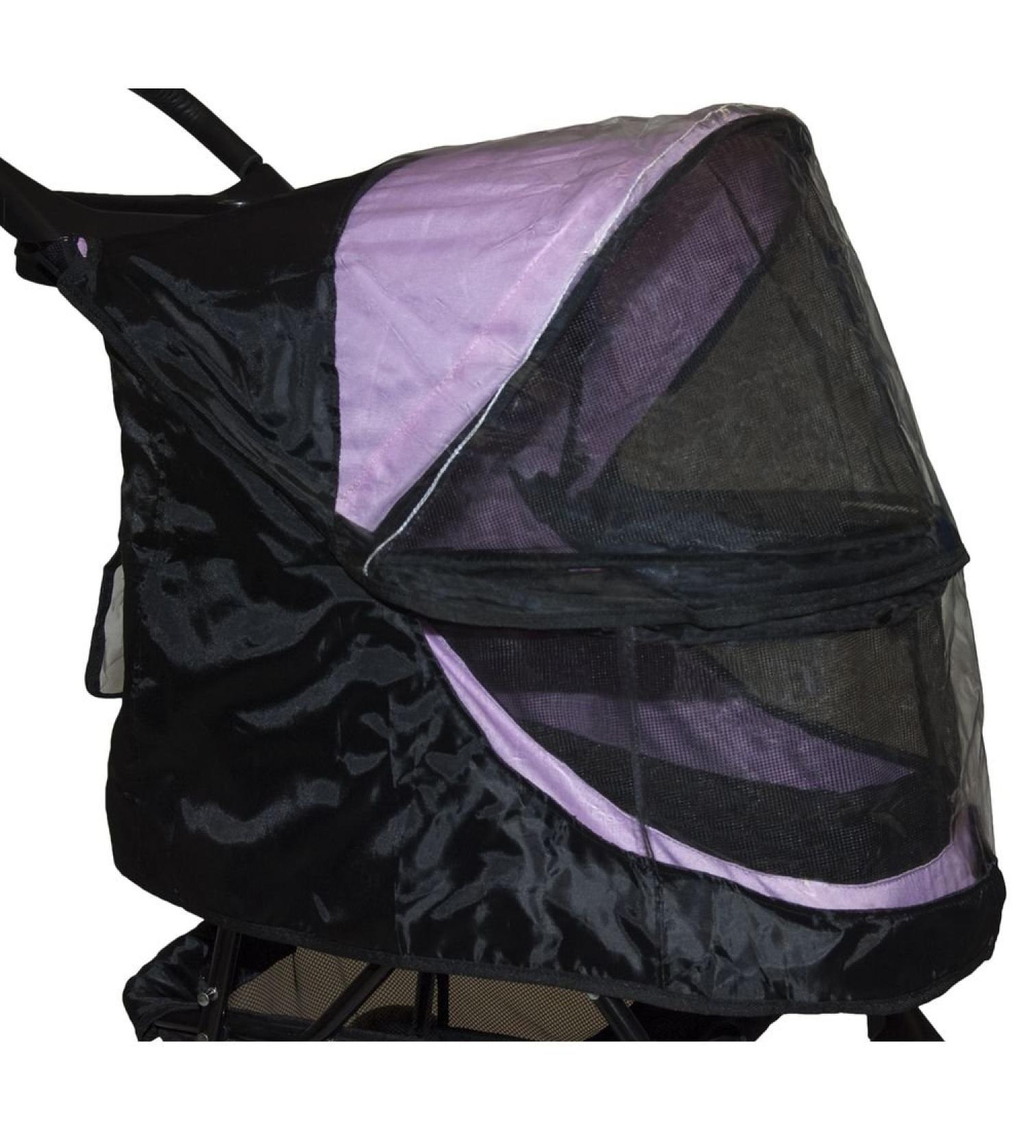 Pet Gear Weather Cover for Happy Trails Pet Stroller Black