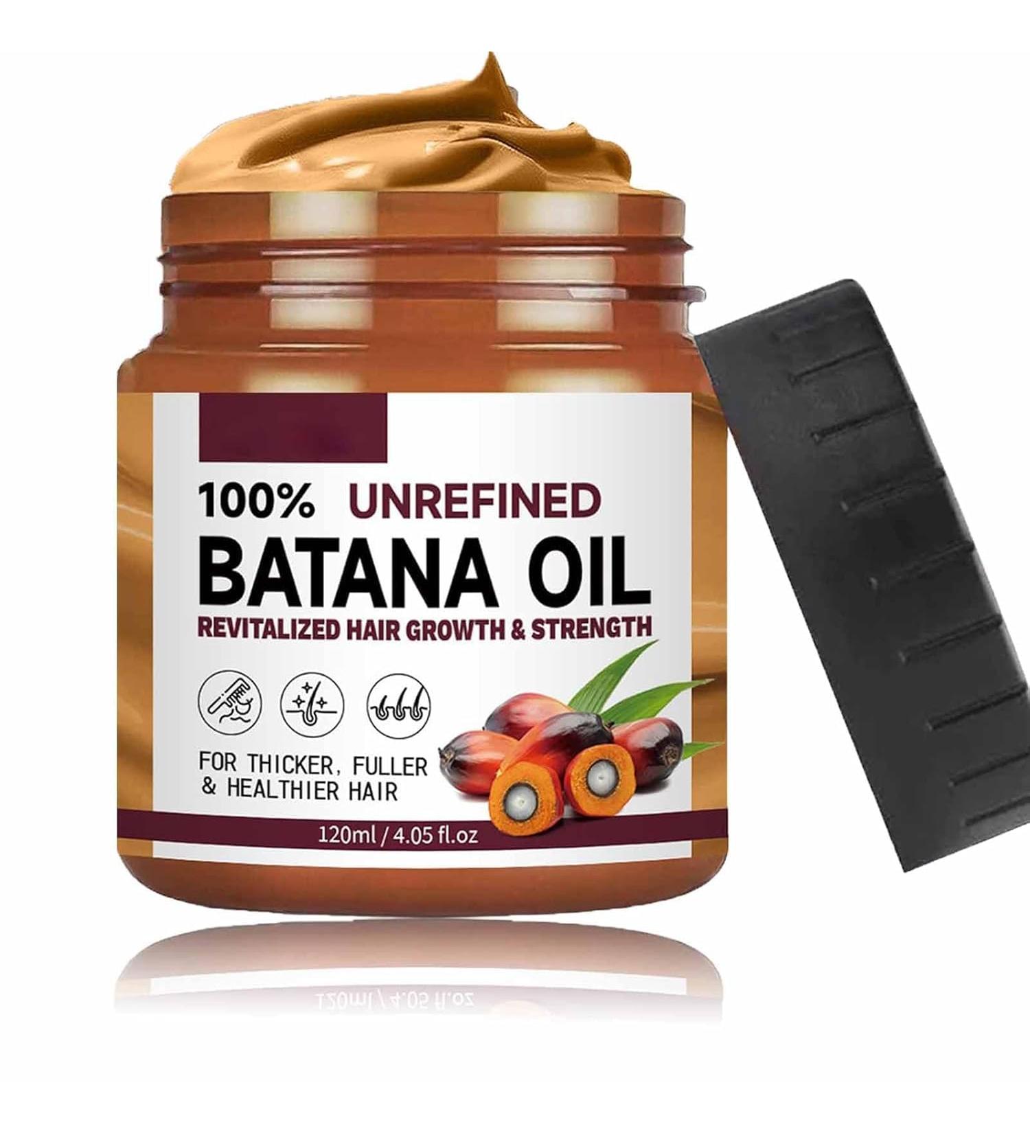 SJHYLL Unrefined Batana Oil for Hair Growth 100% Pure Unrefined & Organic Hair Growth Oil Hair Dye & Permanent Damage Care - Buy Online on GoSupps.com
