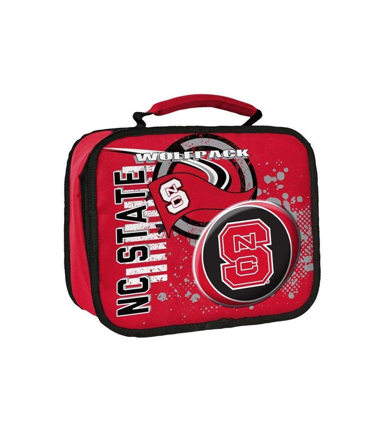 Officially Licensed NCAA "Accelerator" Lunch Kit Bag, Multi Color, 10.5" x 8.5" x 4" North Carolina State University