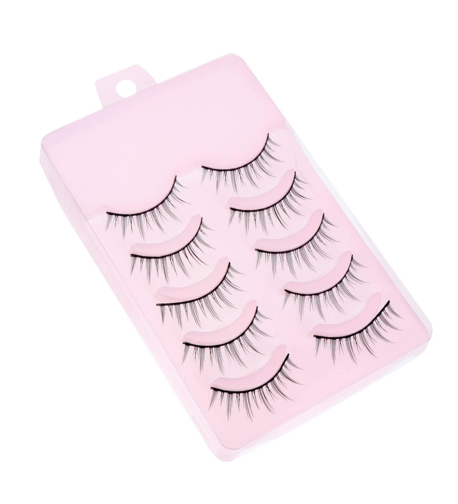 Angoily 5 Pairs Natural False Eyelashes For Girls Cosmetics Fake Eyelash Accessory - Buy Online on GoSupps.com
