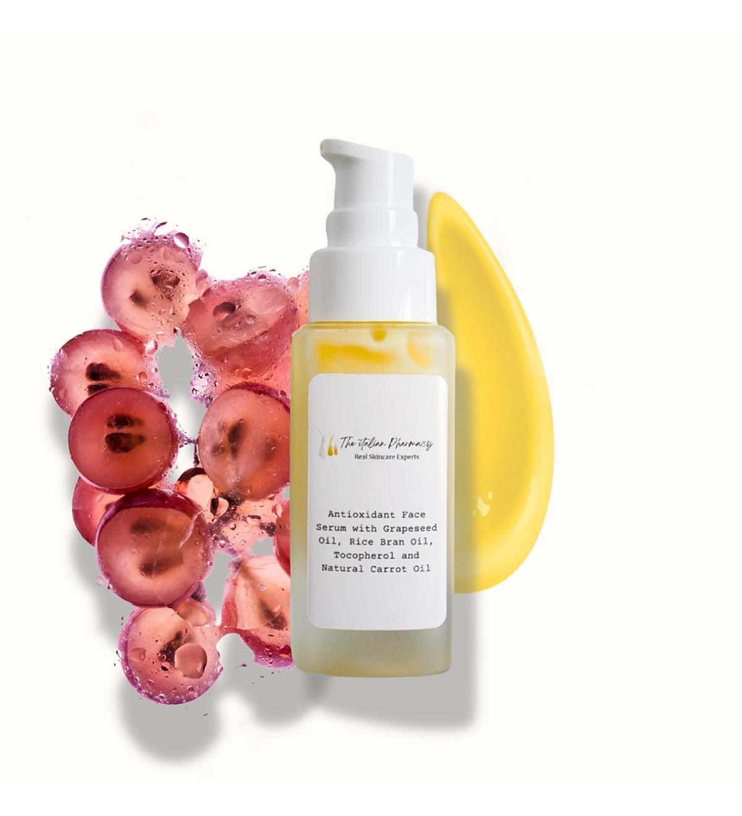 Buy Italian Pharmacy Healthy Radiance Vitamin E Face Serum with Grapeseed Oil Revitalize Your Skin | International Shipping Available - Buy Online on GoSupps.com