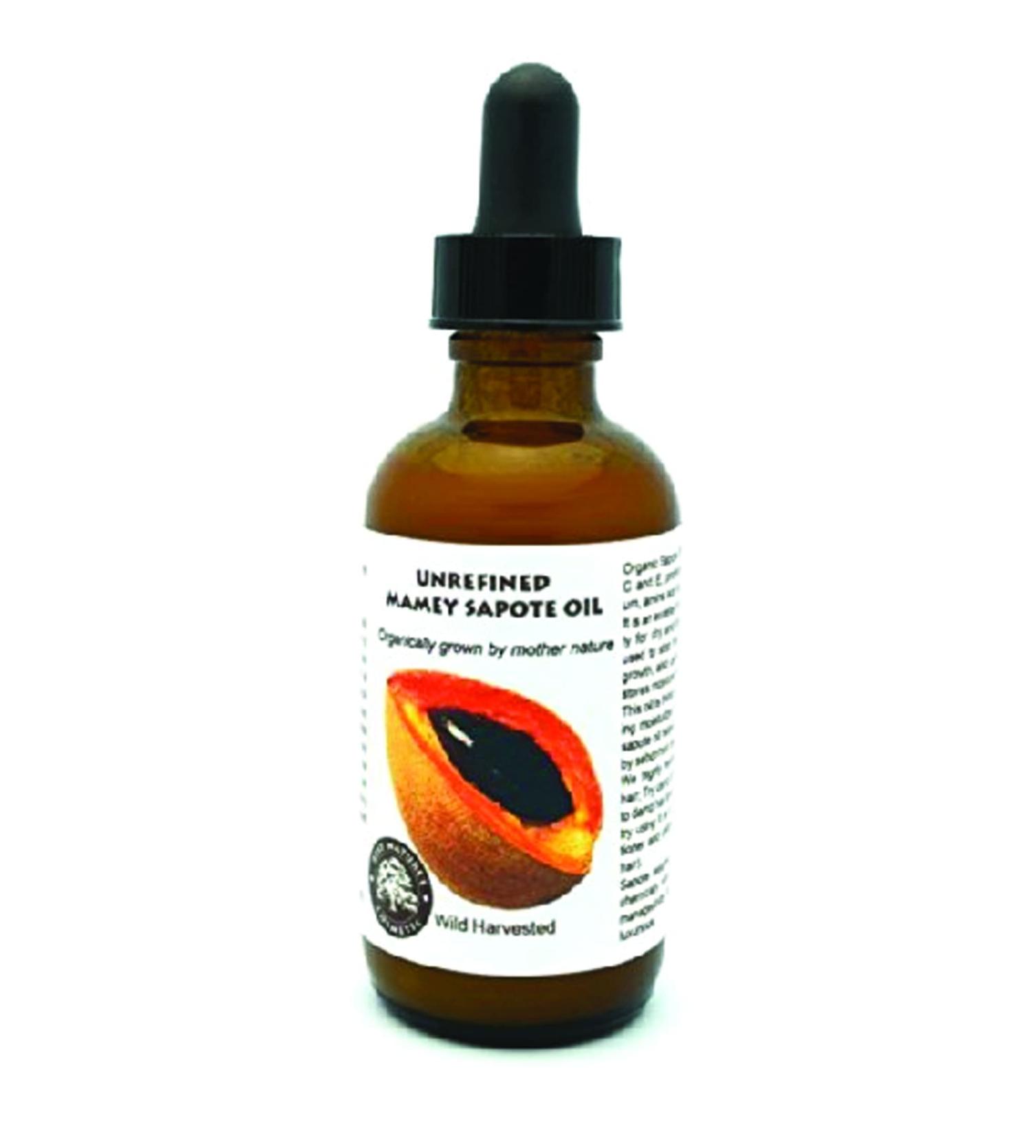 Virgin Mamey Sapote Oil Organic (Cold Pressed/Unrefined) - 2 oz 2 Ounce (Pack of 1)