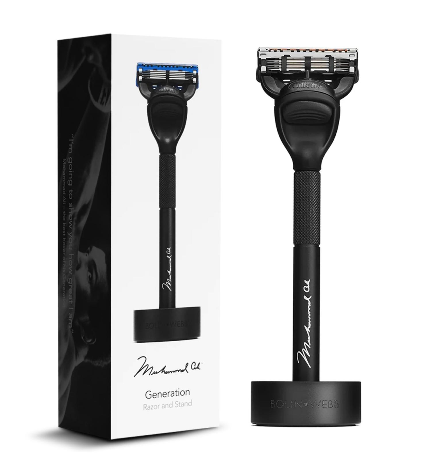 Buy Bolin Webb Limited Edition Muhammad Ali Razor - Gillette Fusion5 Blade Lightweight Aluminum Handle Premium Shaving Experience - Buy Online on GoSupps.com