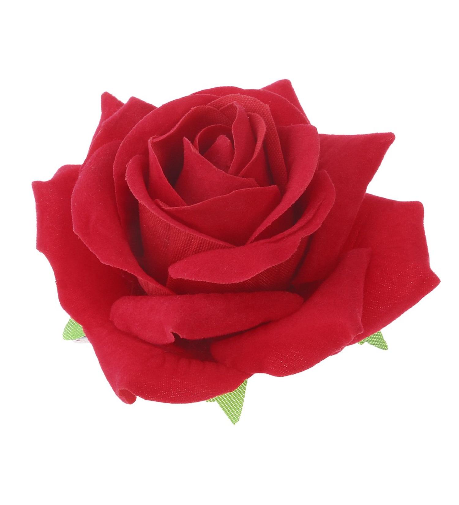 Artificial Large Red Rose Hairpin Clip for Women - Party Hair Accessories - Buy Online on GoSupps.com