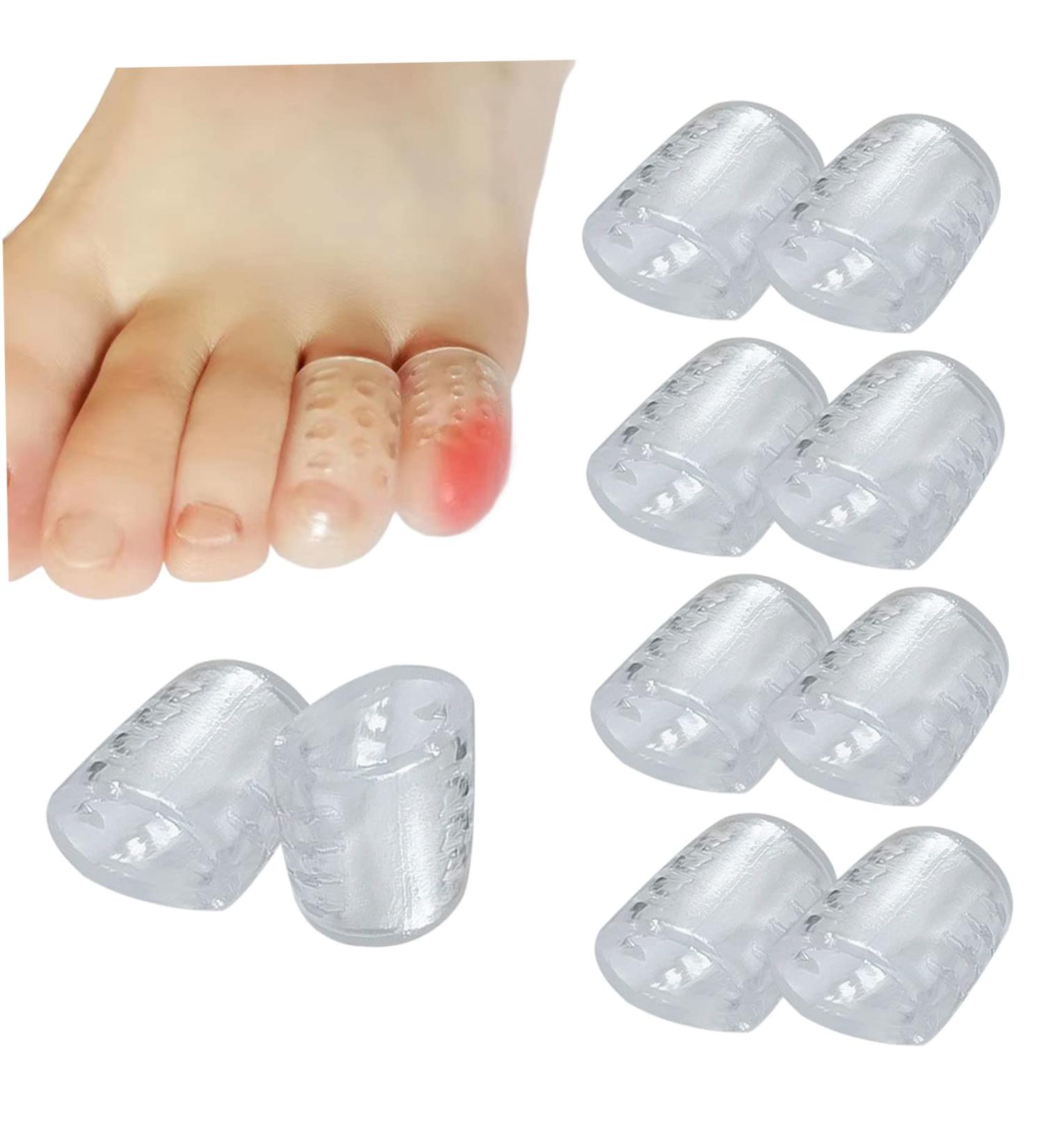 10PCS Anti-Friction Silicone Toe Caps - Breathable Toe Protectors for Corns, Blisters, and Pain Relief - Buy Online on GoSupps.com