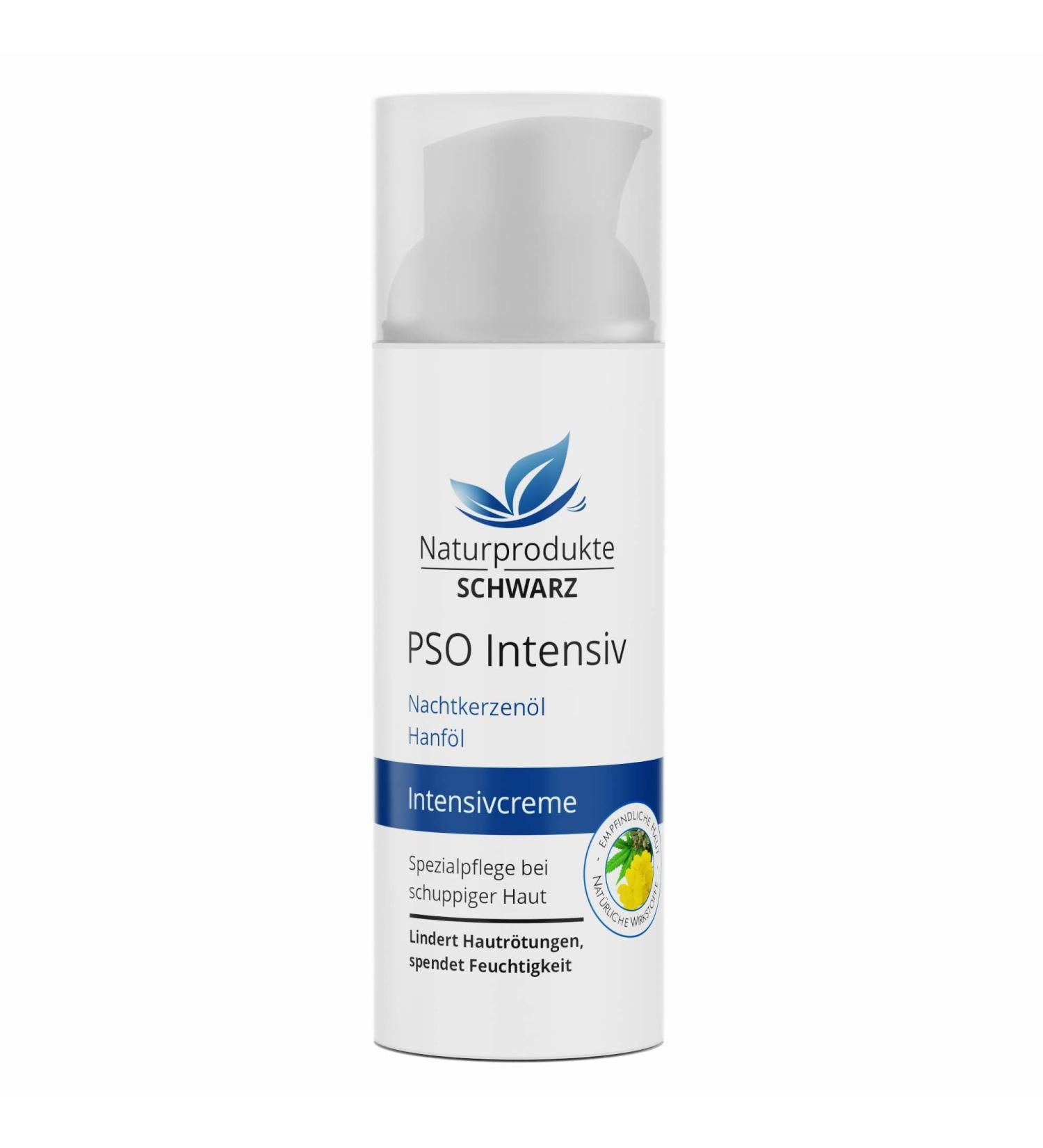  Naturprodukte Schwarz Naturprodukte Schwarz Intense PSO Cream - Special care for skin problems and irritations such as dry flaky skin and itching 50 ml - Buy Online on GoSupps.com