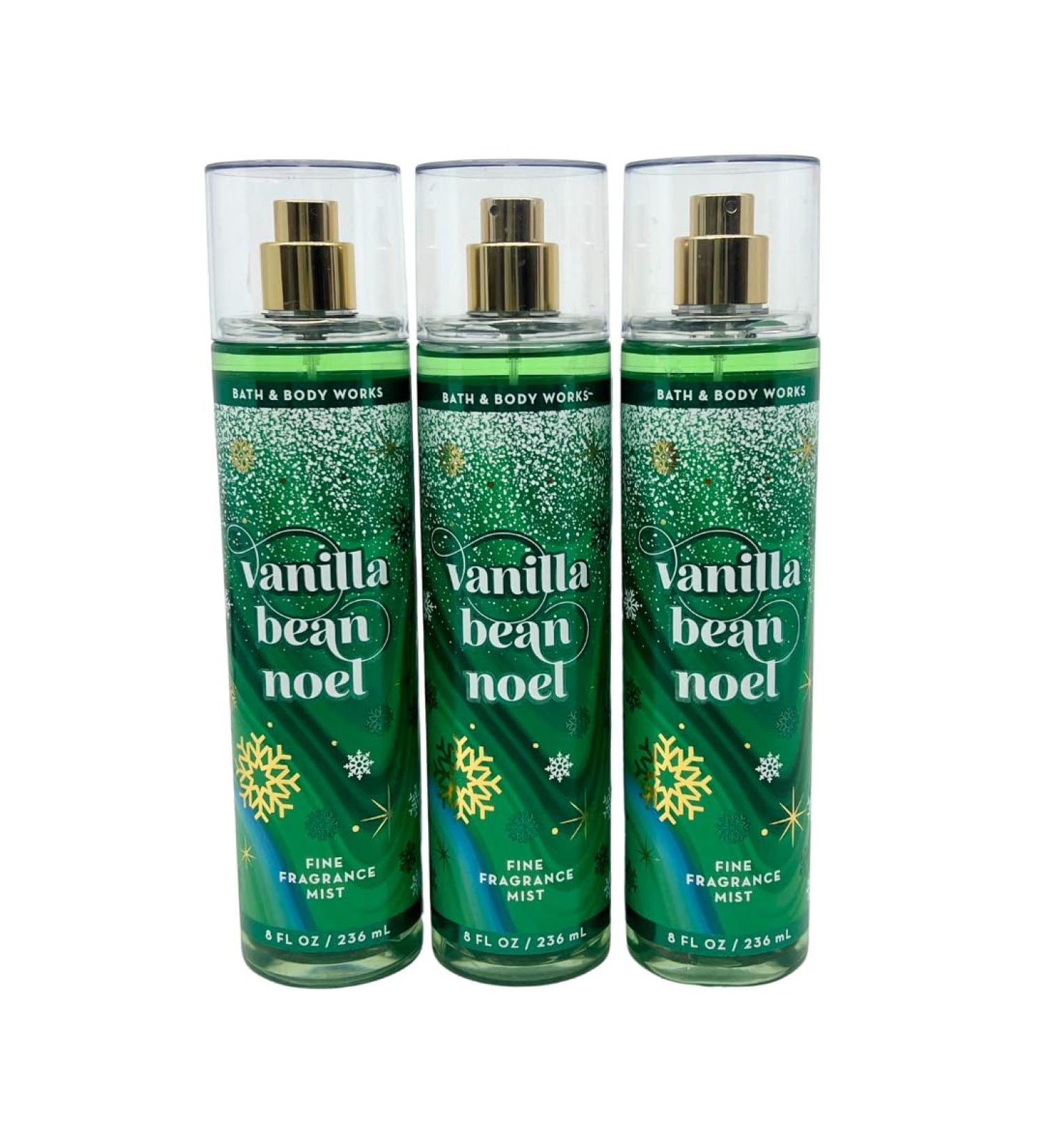 Bath & Body Works Vanilla Bean Noel Fine Fragrance Mist 8oz - Lot of 3 - Buy Online on GoSupps.com