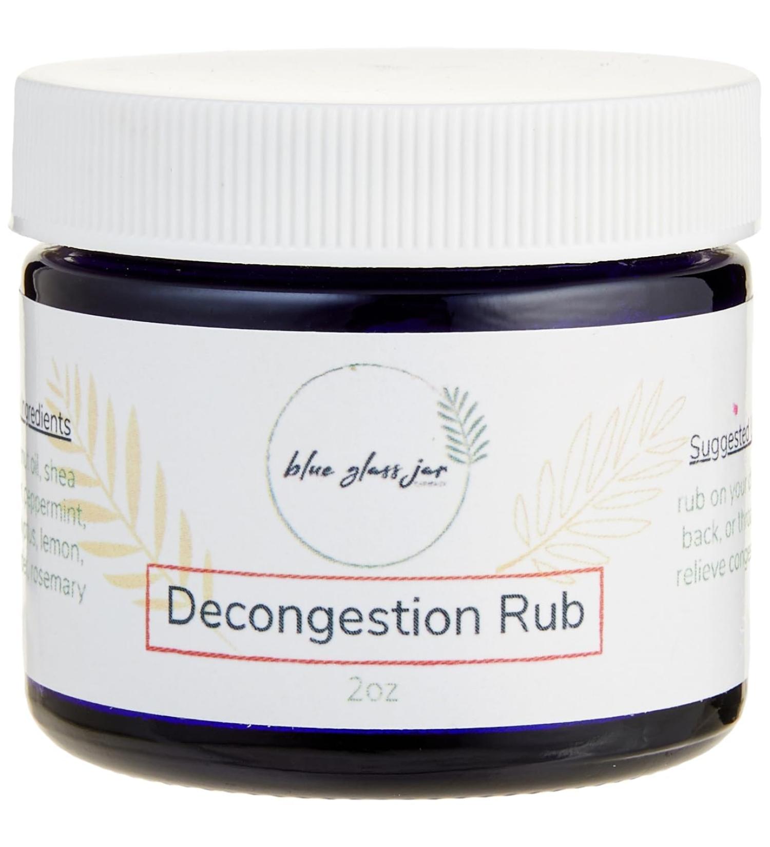 All-Natural Non-Menthol Decongestant Rub | Soothing Vapors for Congestion Relief - International Shipping Available - Buy Online on GoSupps.com