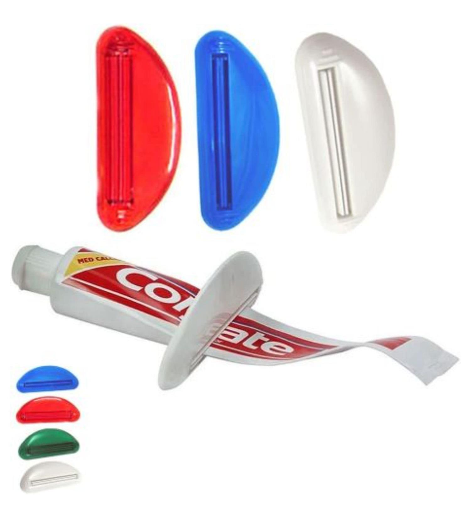 Plastic Tube Squeezer Toothpaste Dispenser - Assorted Colors - Buy Online on GoSupps.com