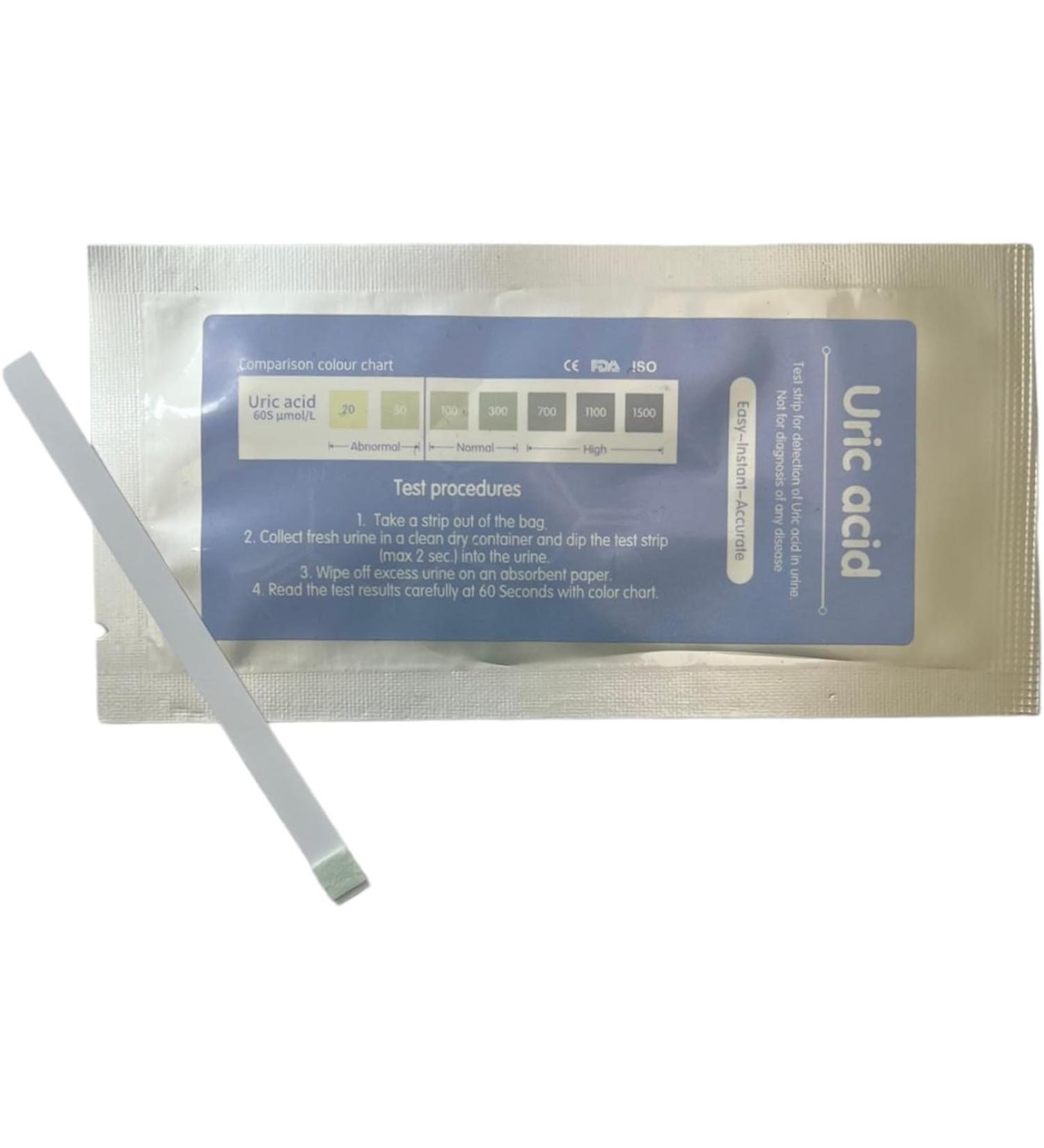 MediMad Uric Acid Gout Urine Test Strips GP/Pro Use CE Marked - Buy Online on GoSupps.com