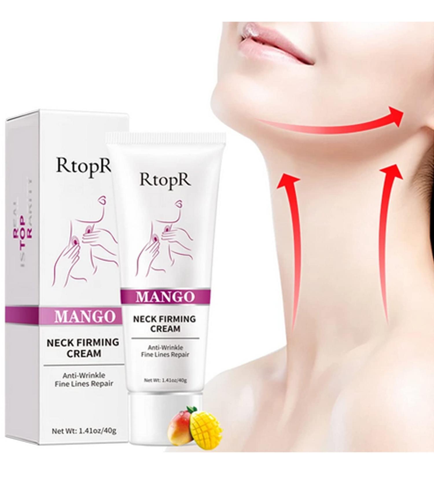 Neck Firming Cream for Wrinkle-Free, Tightened Skin - Anti Wrinkle and Double Chin Reducer - Buy Online on GoSupps.com