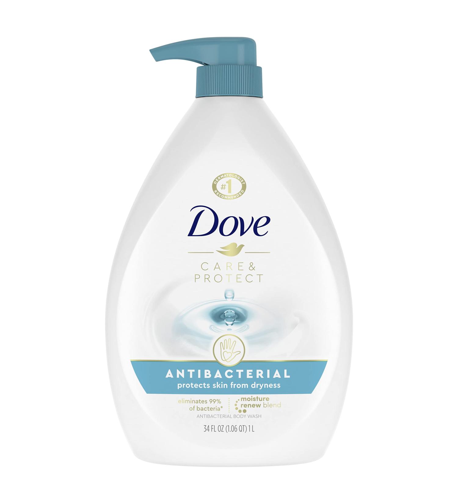 Dove Body Wash Care & Protect 34 Fl Oz - Nourishing Hydration for All Skin Types | Shop Internationally - Buy Online on GoSupps.com