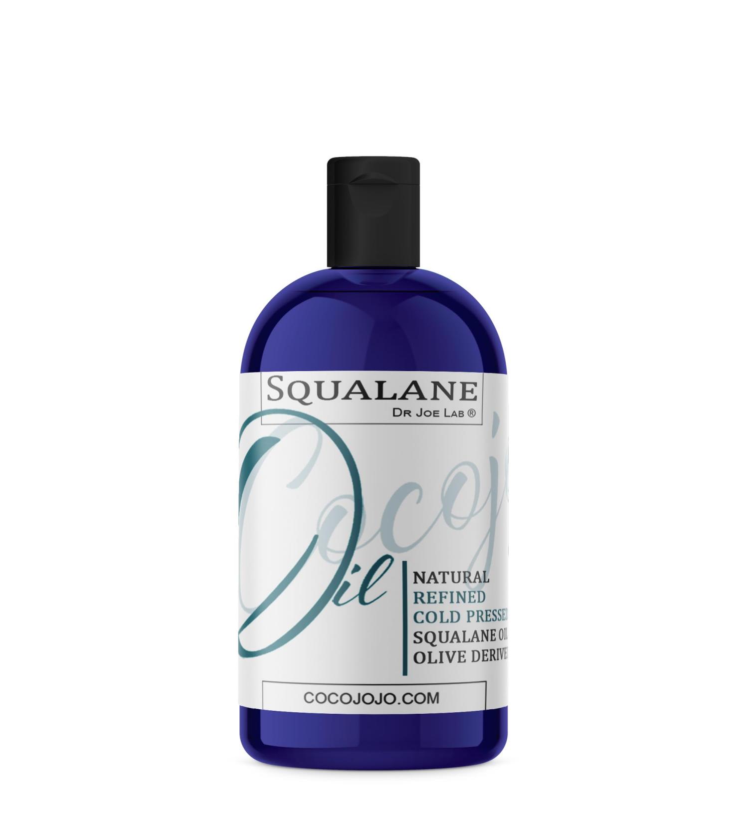 Dr Joe Lab Squalane Oil Pure Plant Derived Refined Cold Pressed Squalene From Olives Vegan Undiluted Bulk Carrier Oil for Face Skin Hair Body Cosmetics Natural Cleanser Moisturizer (16 oz) 16 Fl Oz (Pack of 1) - Buy Online on GoSupps.com