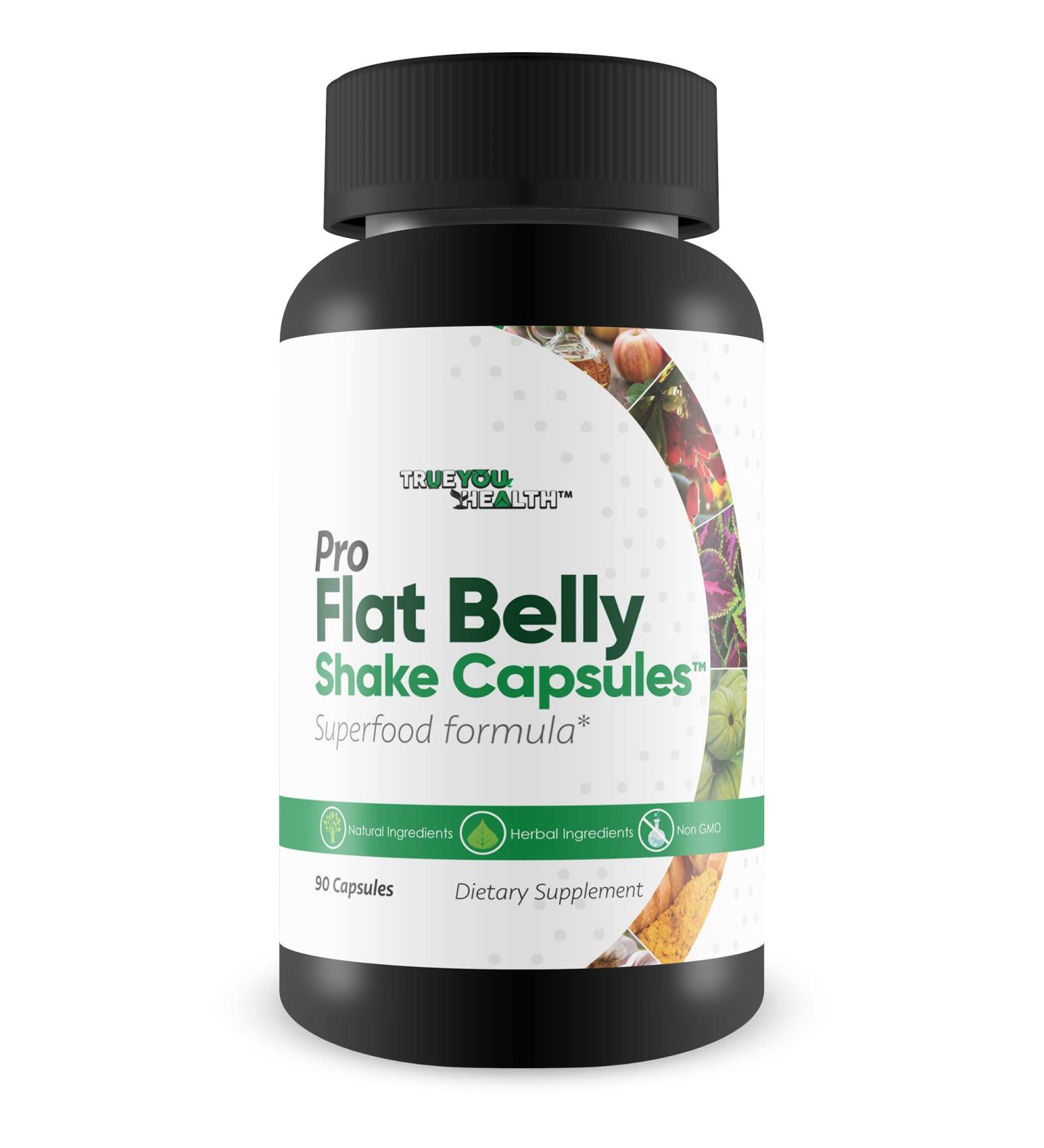 Pro Flat Belly Shake Capsules - Gut Cleanse for Reduced Bloating - Digestive Support & Body Cleanse for Overall Health - Eliminate Toxins & Waste with Cleanse Supplements - Buy Online on GoSupps.com
