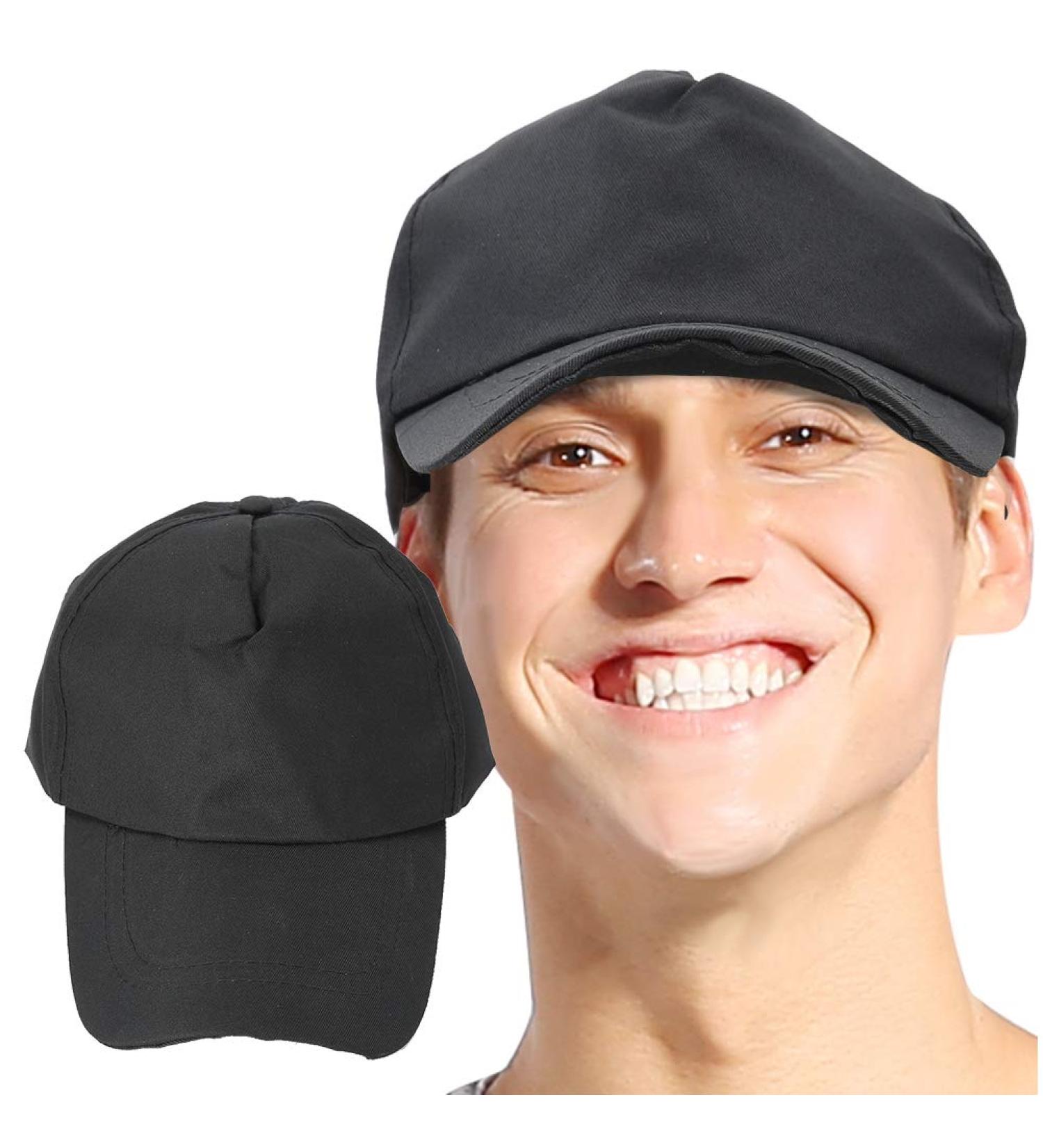 Hair Growth Hat with 108 Lamp Beads for Hair Loss Treatment and Regrowth Therapy - Black - Buy Online on GoSupps.com