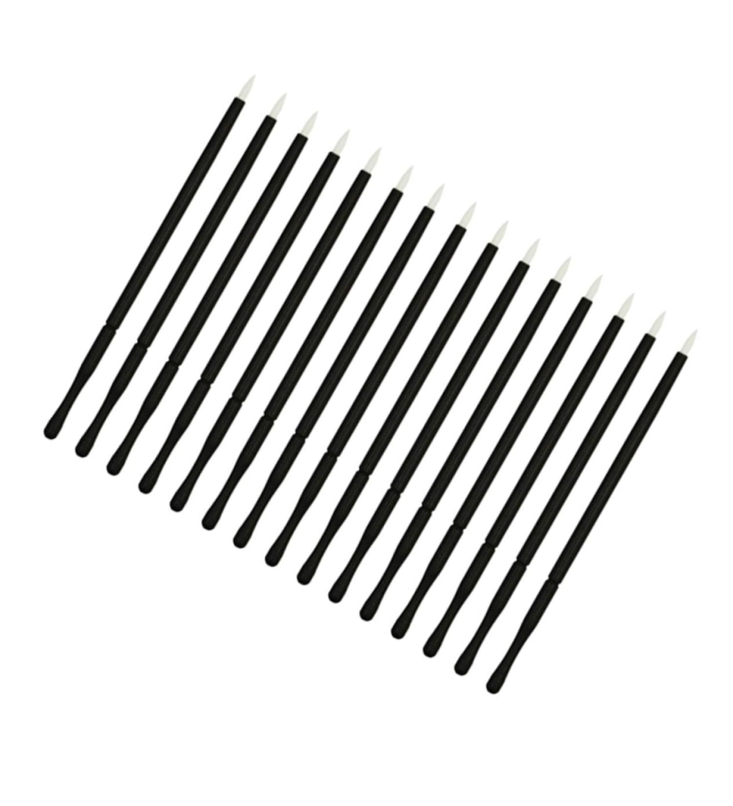 VINTORKY 50pcs Eye Makeup Tools Eyeliner Brush Thin Angled Eyeliner Wand Eyeliner Brush for Liner White - Buy Online on GoSupps.com