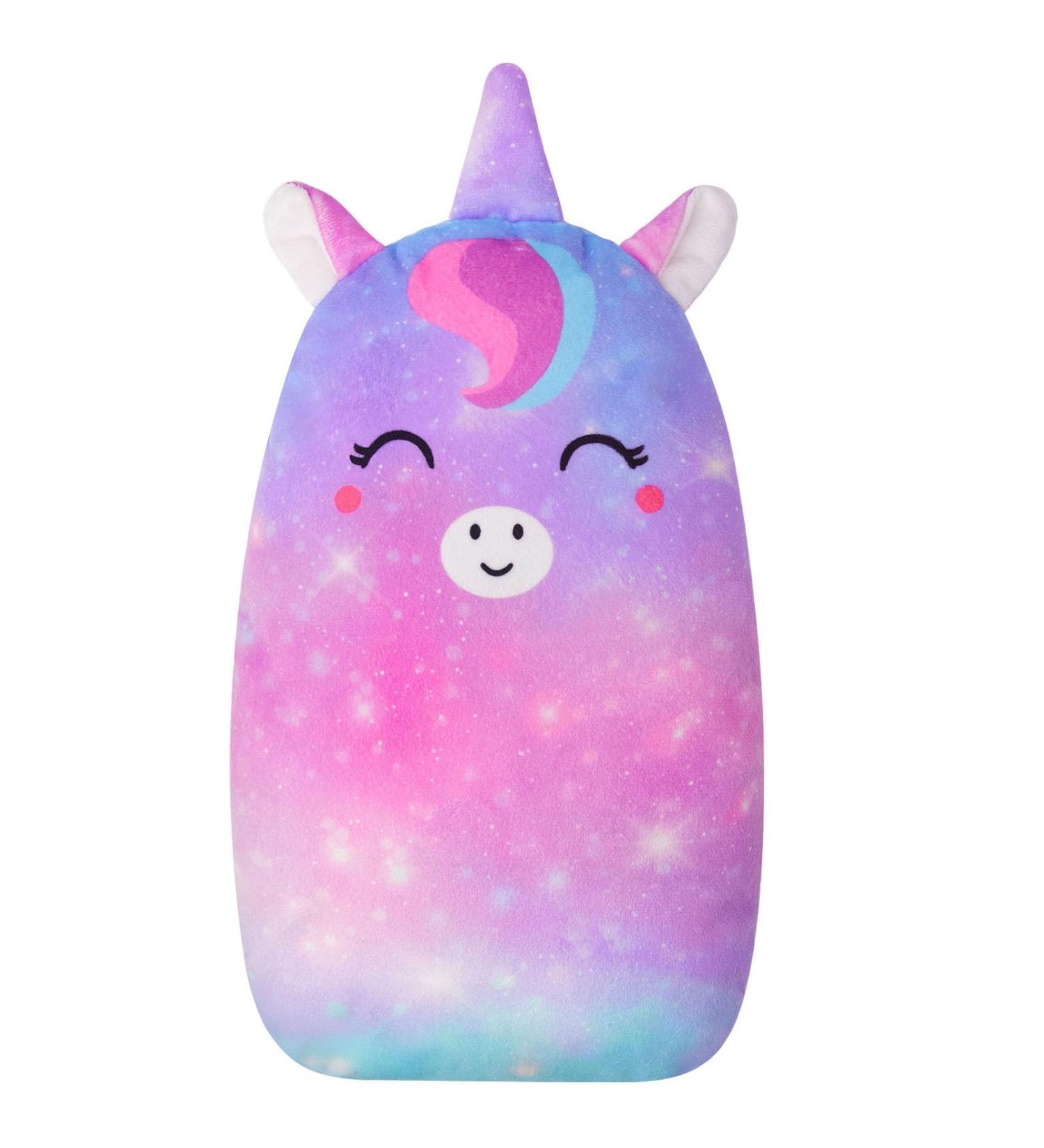 Unicorn Castle Seatbelt Pillow - Kids Car Seat Head Support & Strap Cover in Blue Purple - Buy Online on GoSupps.com