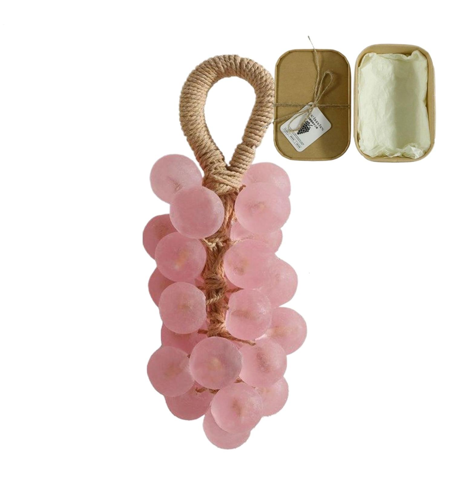 Body Shower Gel Natural Handmade Cleanser in Grape Shape Solid Soap for men women children face shower skin hygiene health household - Buy Online on GoSupps.com