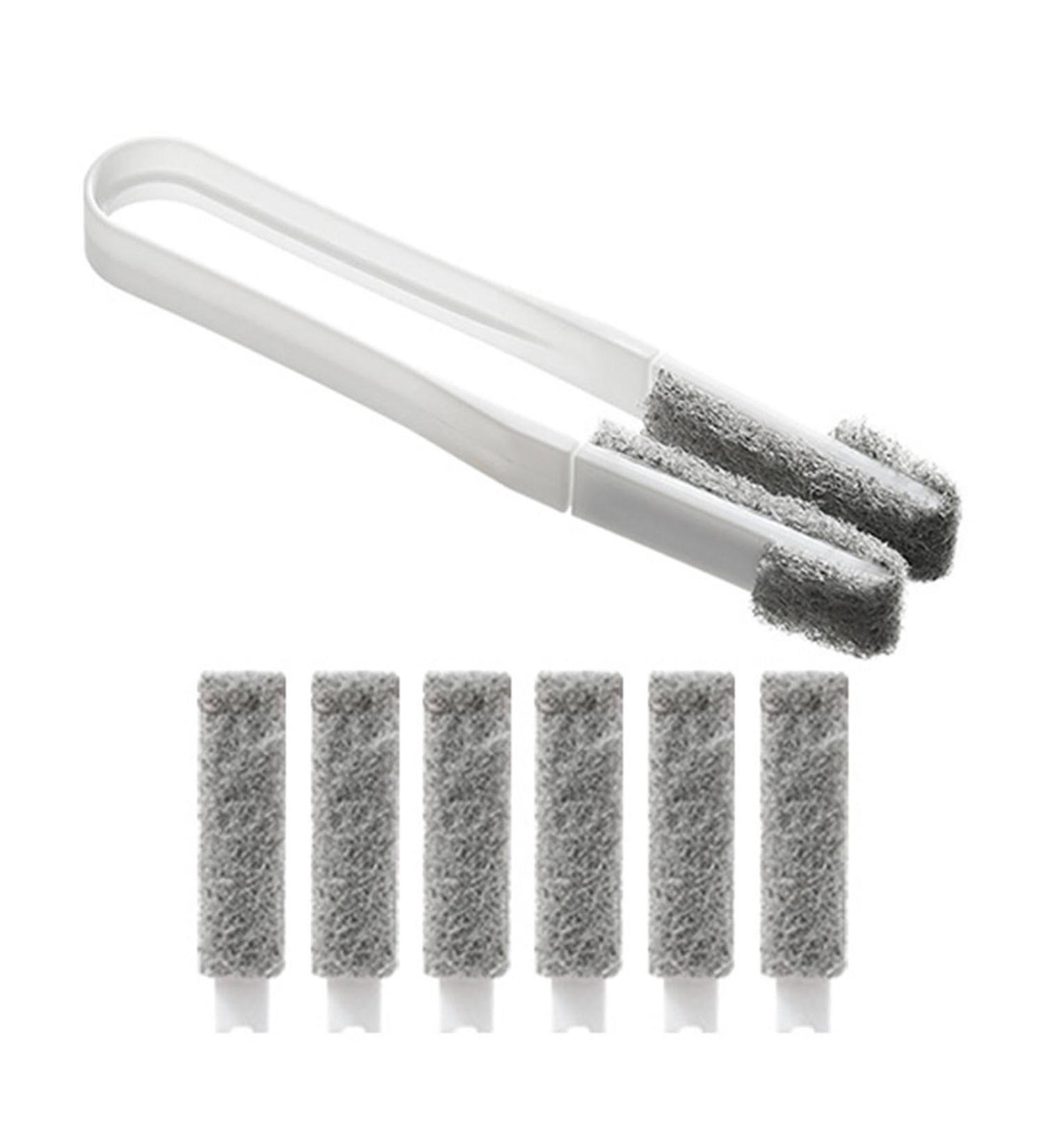 Fovolat Window Blind Cleaning Brush - Air Conditioning Outlet Brushl - with 6 Replacement Heads Hand-Held Blind Duster for Air Conditioners - Buy Online on GoSupps.com