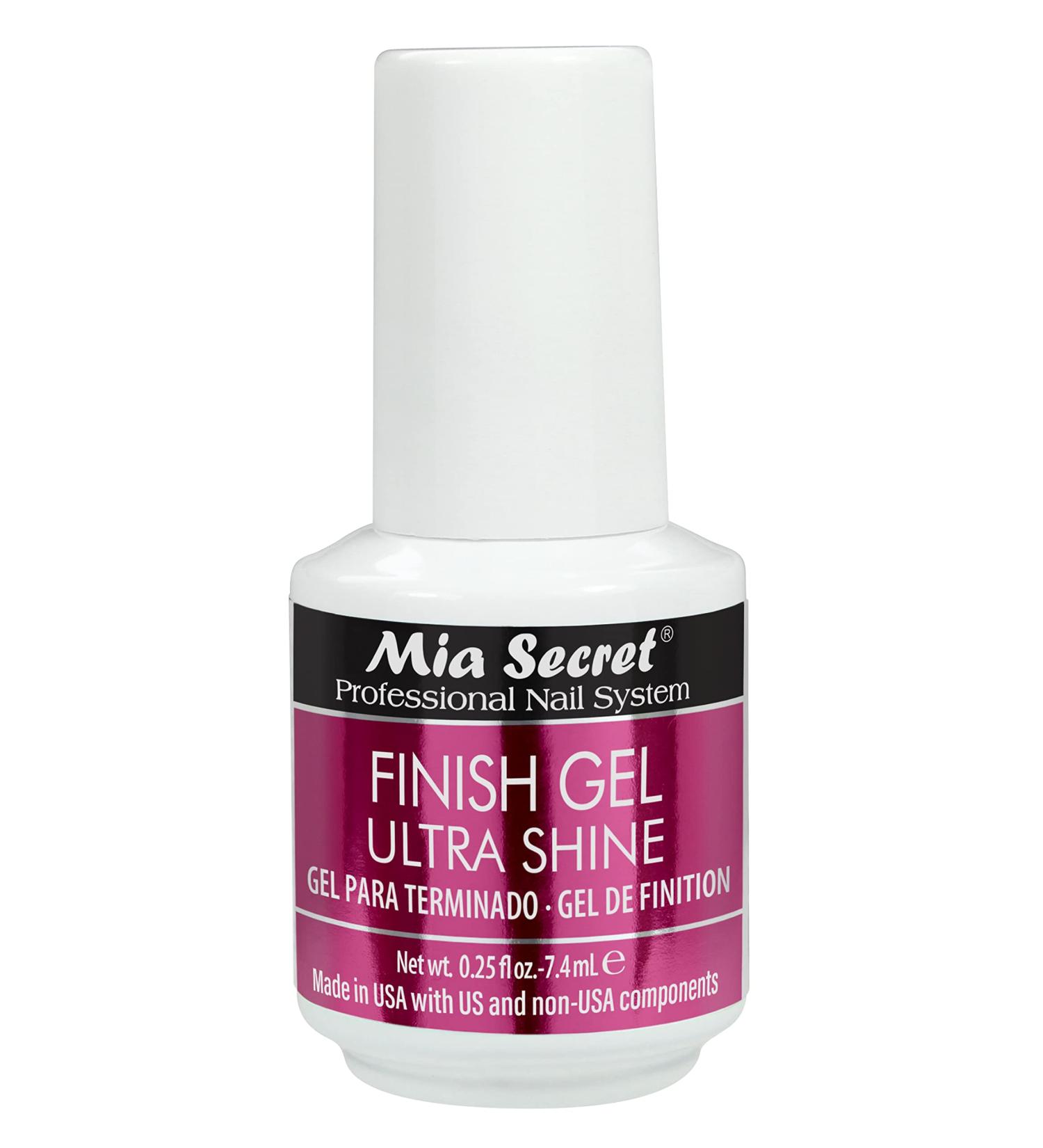 Mia Secret Ultra Shine Finish Gel Top Coat - High Gloss for Gel or Acrylic Nails - Buy Online on GoSupps.com