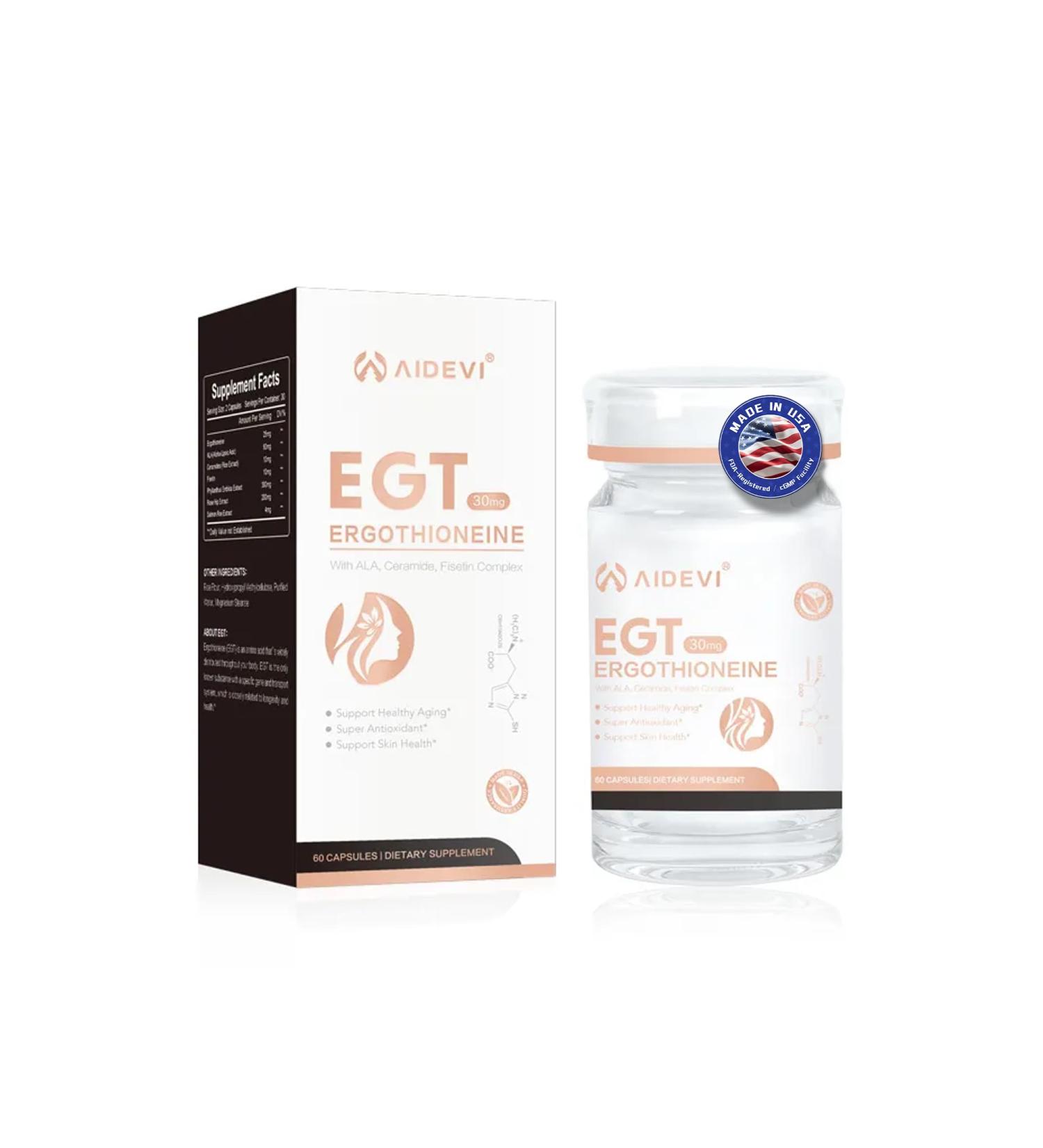 AIDEVI L-Ergothioneine (EGT) 30mg Anti-Aging Supplement (1)